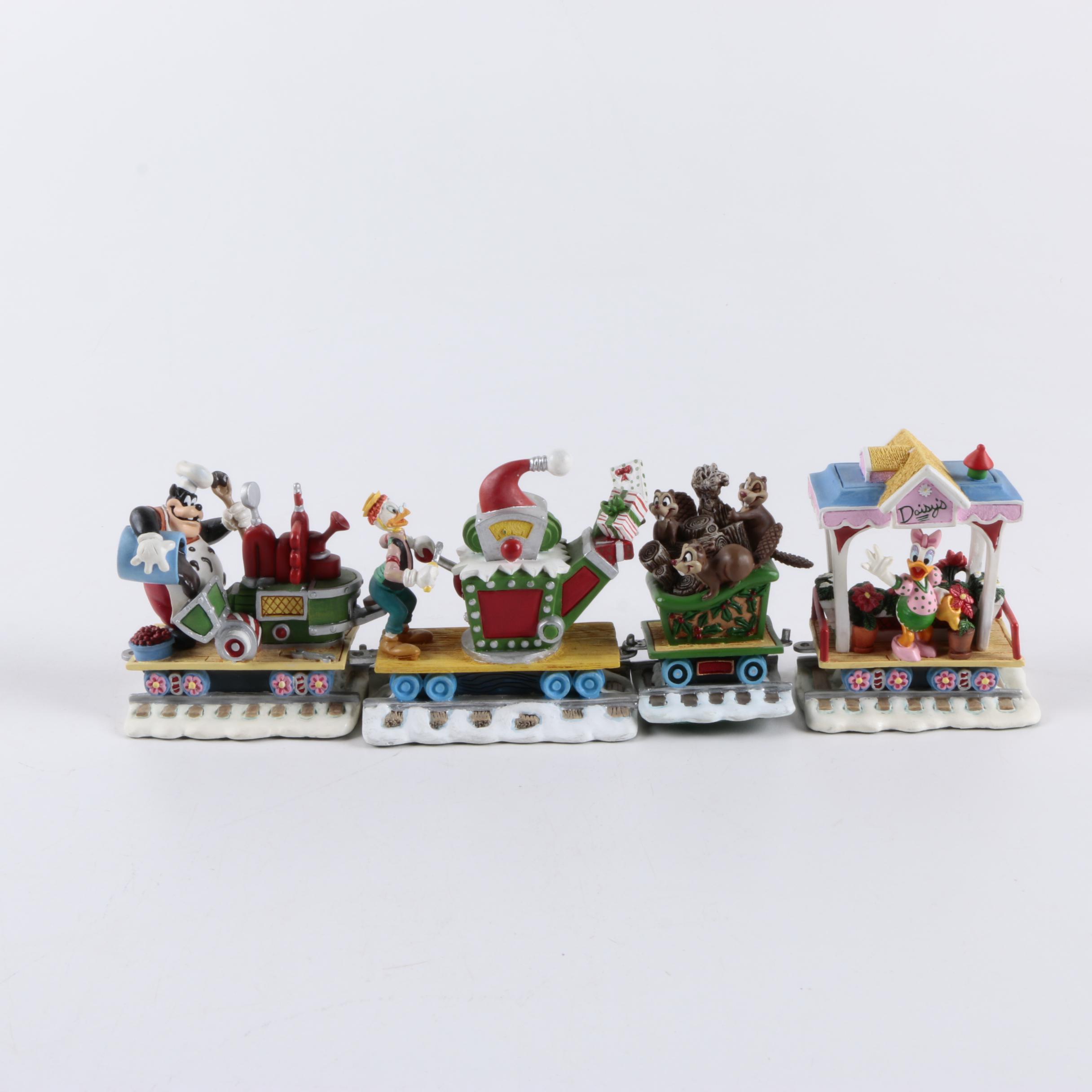 Disney "Winter Wonderland" Ceramic Train Figurines