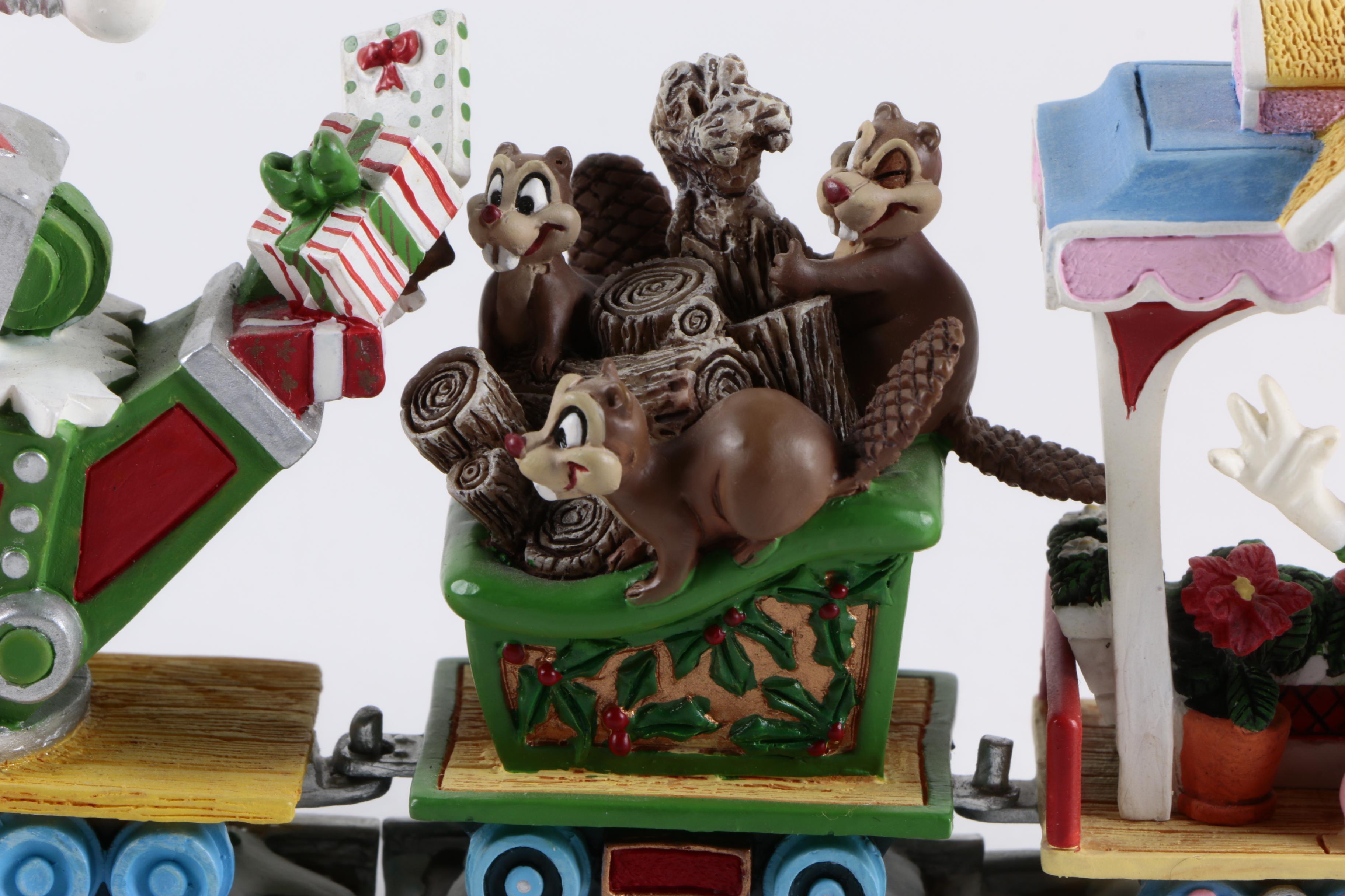 Disney "Winter Wonderland" Ceramic Train Figurines