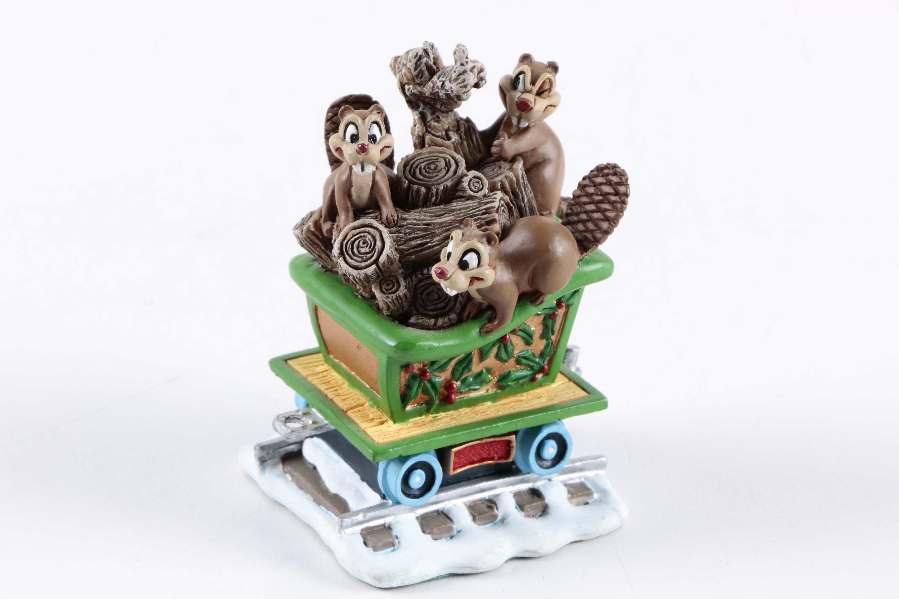 Disney "Winter Wonderland" Ceramic Train Figurines