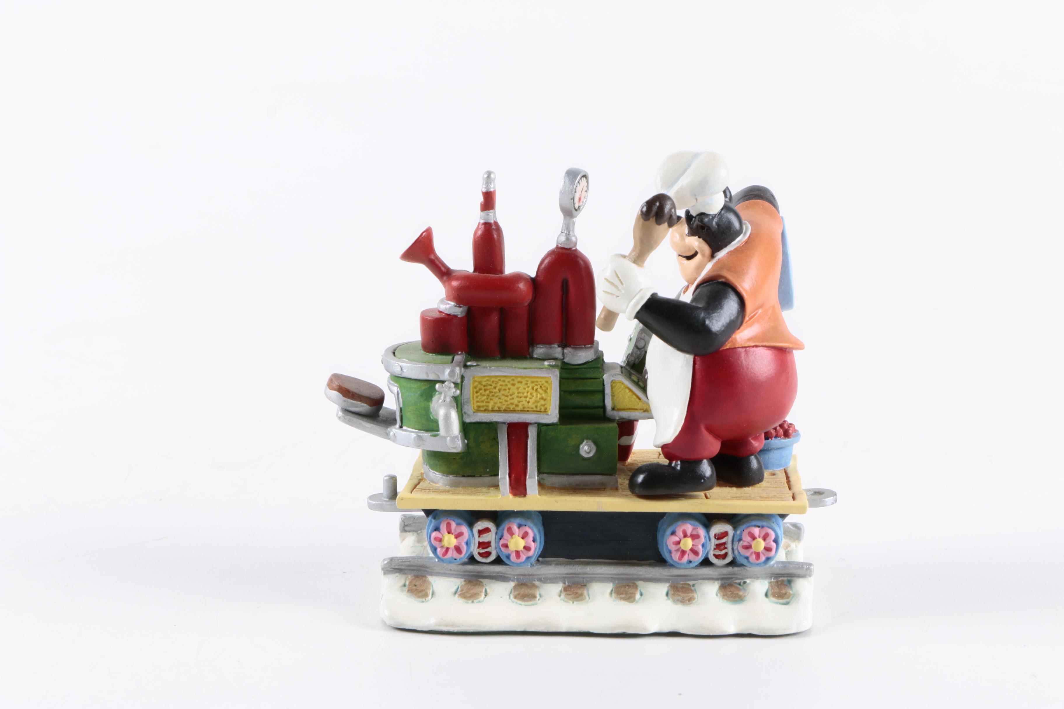 Disney "Winter Wonderland" Ceramic Train Figurines