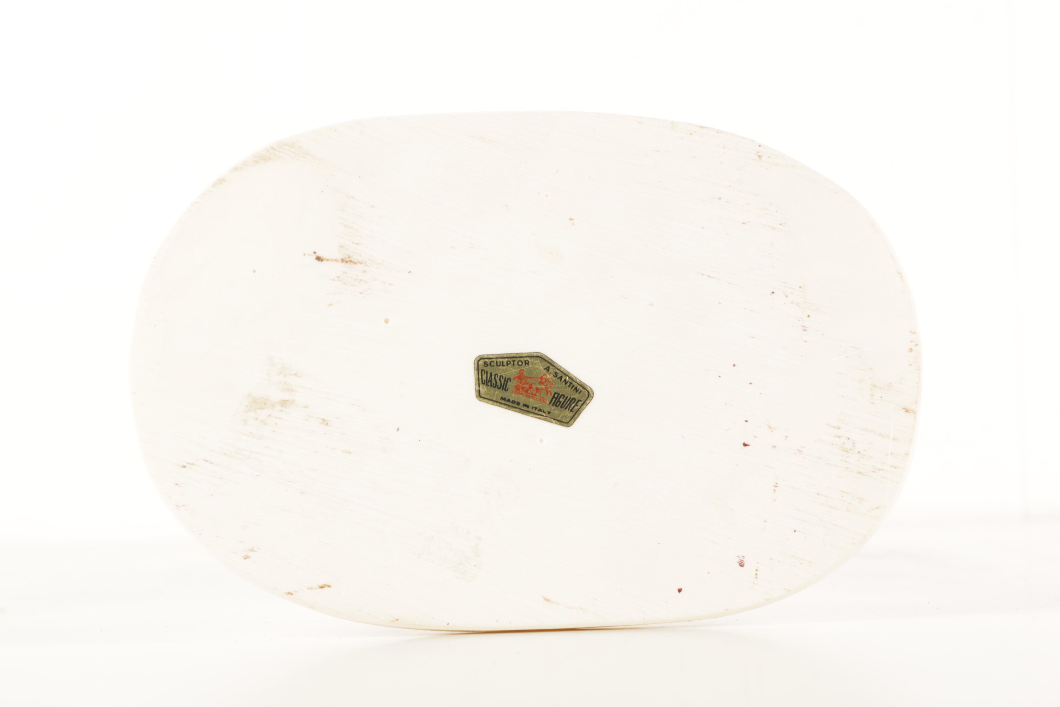 Amilcare Santini Resin Sculpture of an Embracing Couple