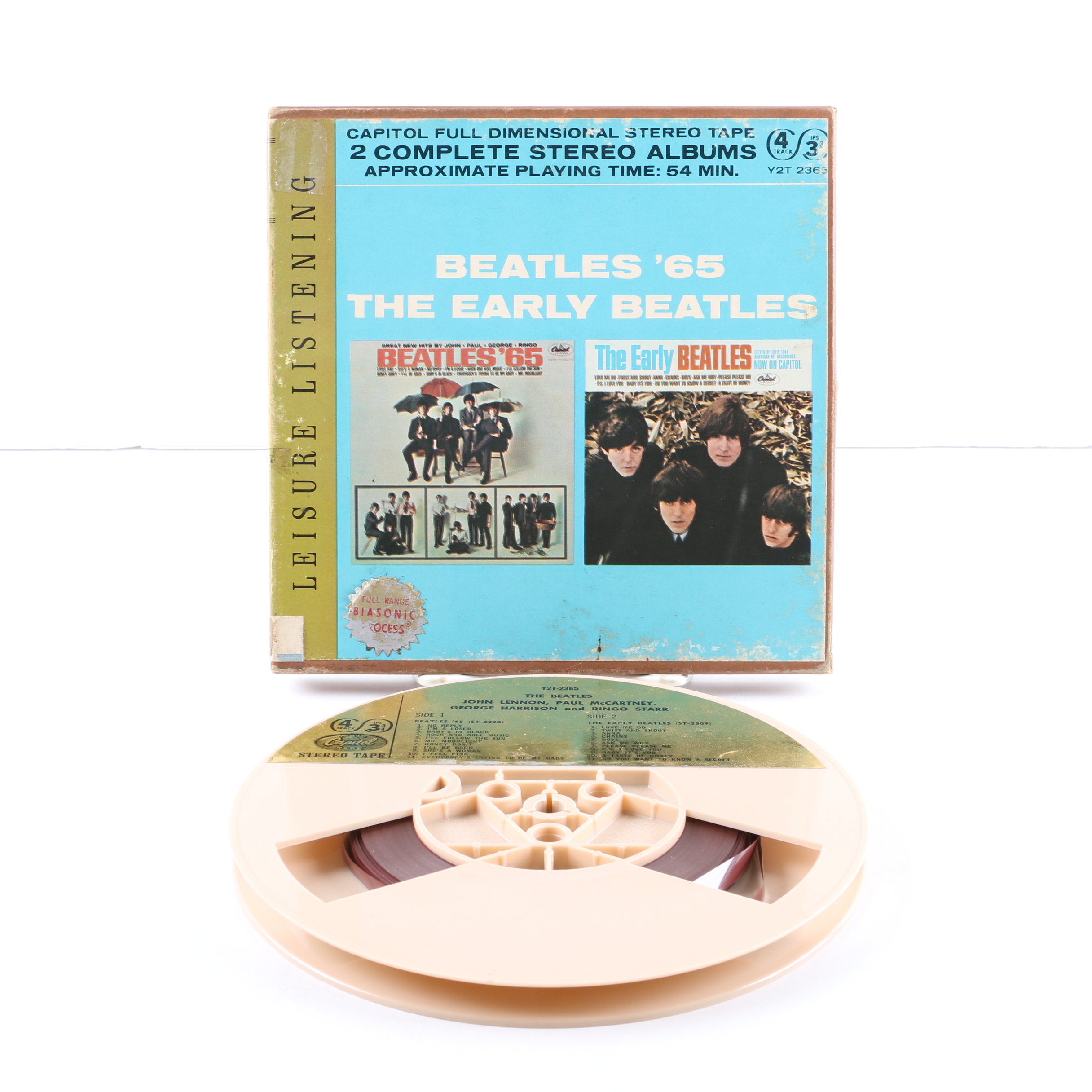 "Beatles '65 / The Early Beatles" Stereo Reel-To-Reel Tape