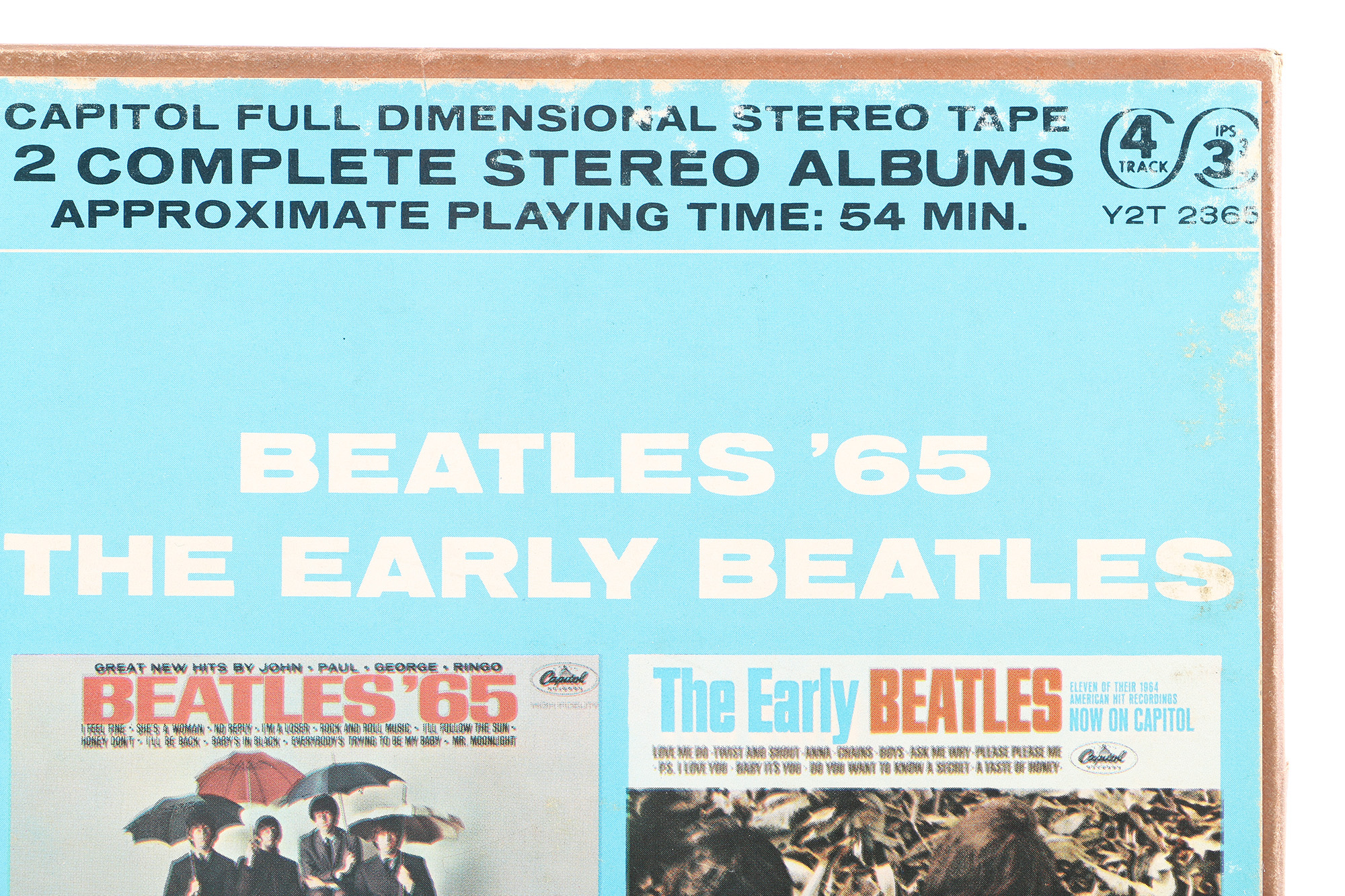 "Beatles '65 / The Early Beatles" Stereo Reel-To-Reel Tape