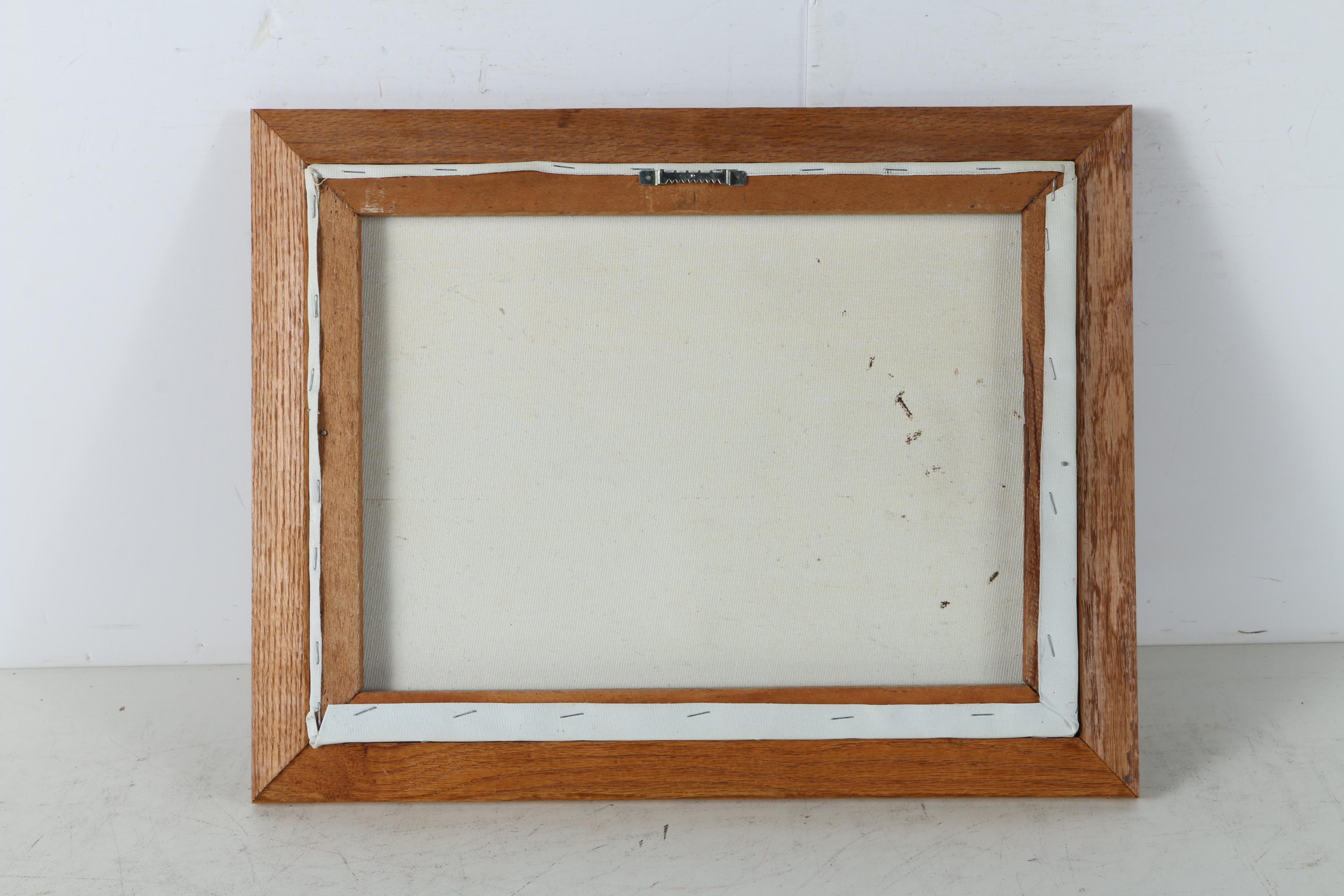 Oil on Canvas of Japanese Junk Boats