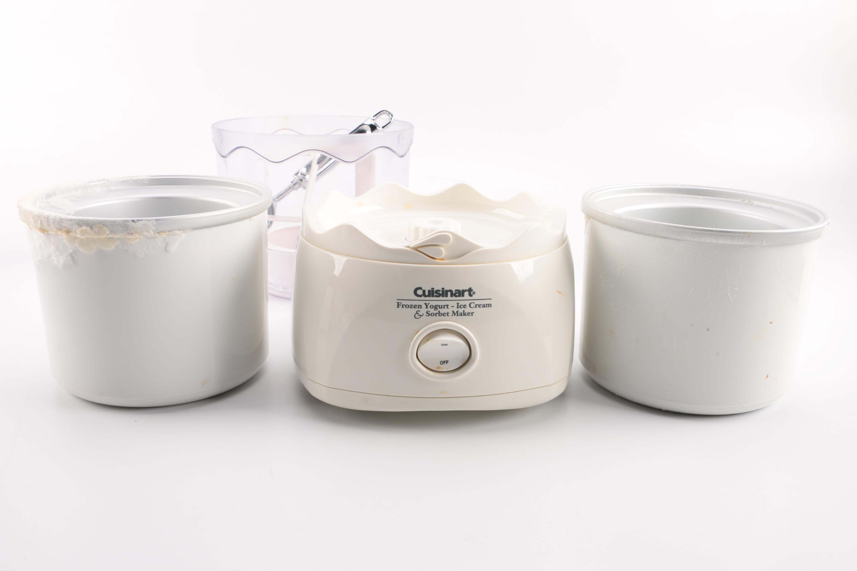 Cuisinart Frozen Yogurt-Ice Cream & Sorbet Maker