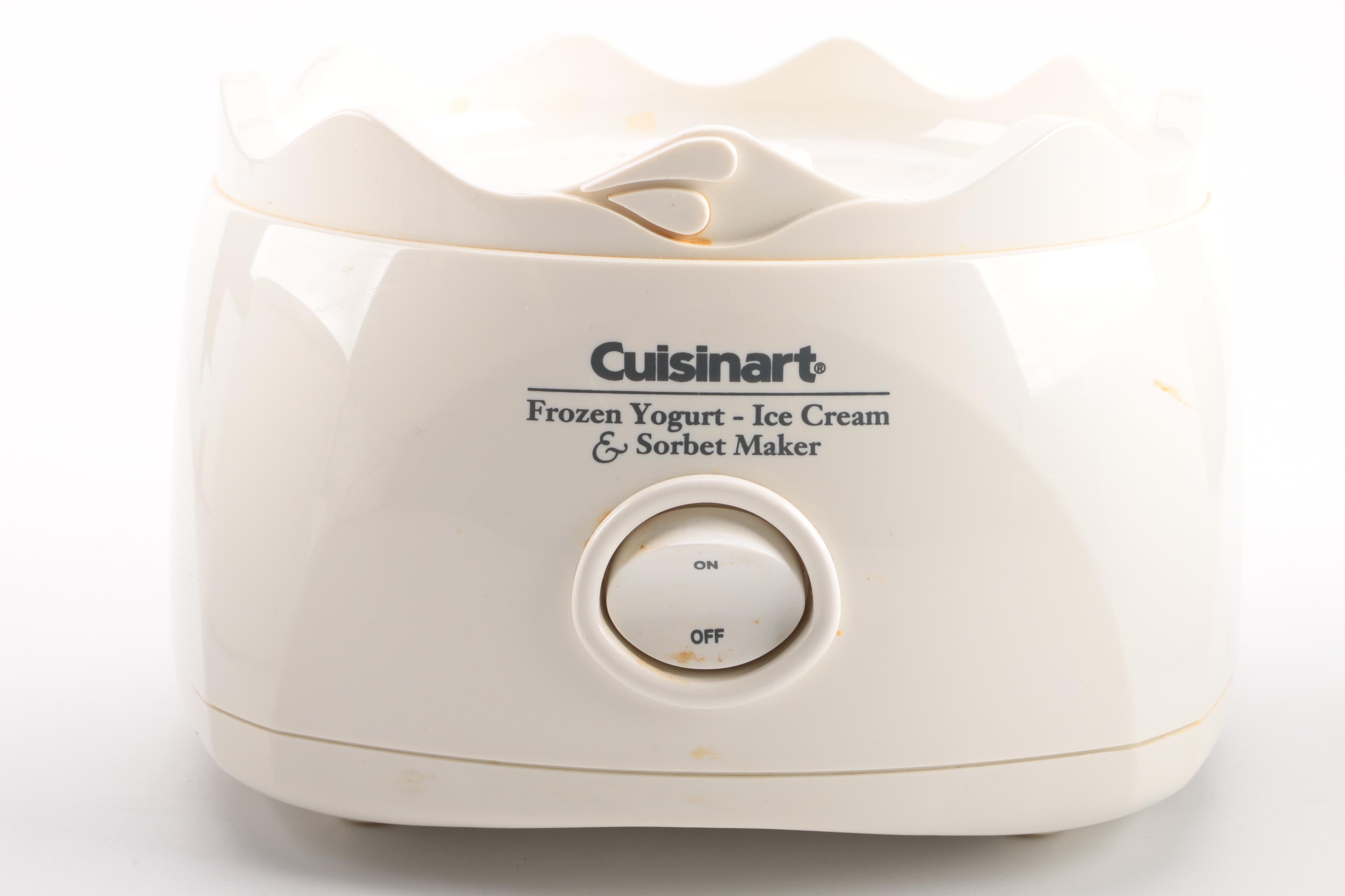 Cuisinart Frozen Yogurt-Ice Cream & Sorbet Maker