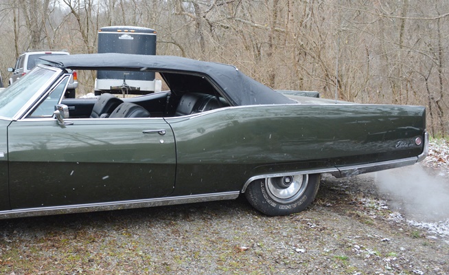 1968 Buick Electra 225 Olive Green Convertible