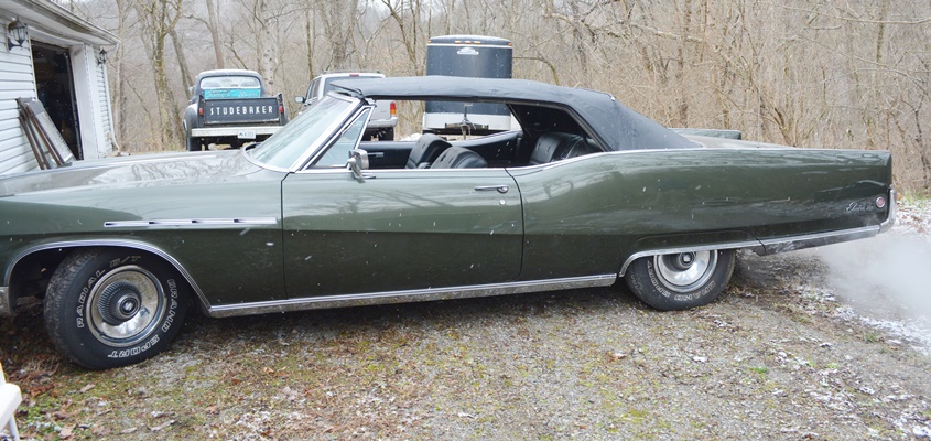 1968 Buick Electra 225 Olive Green Convertible