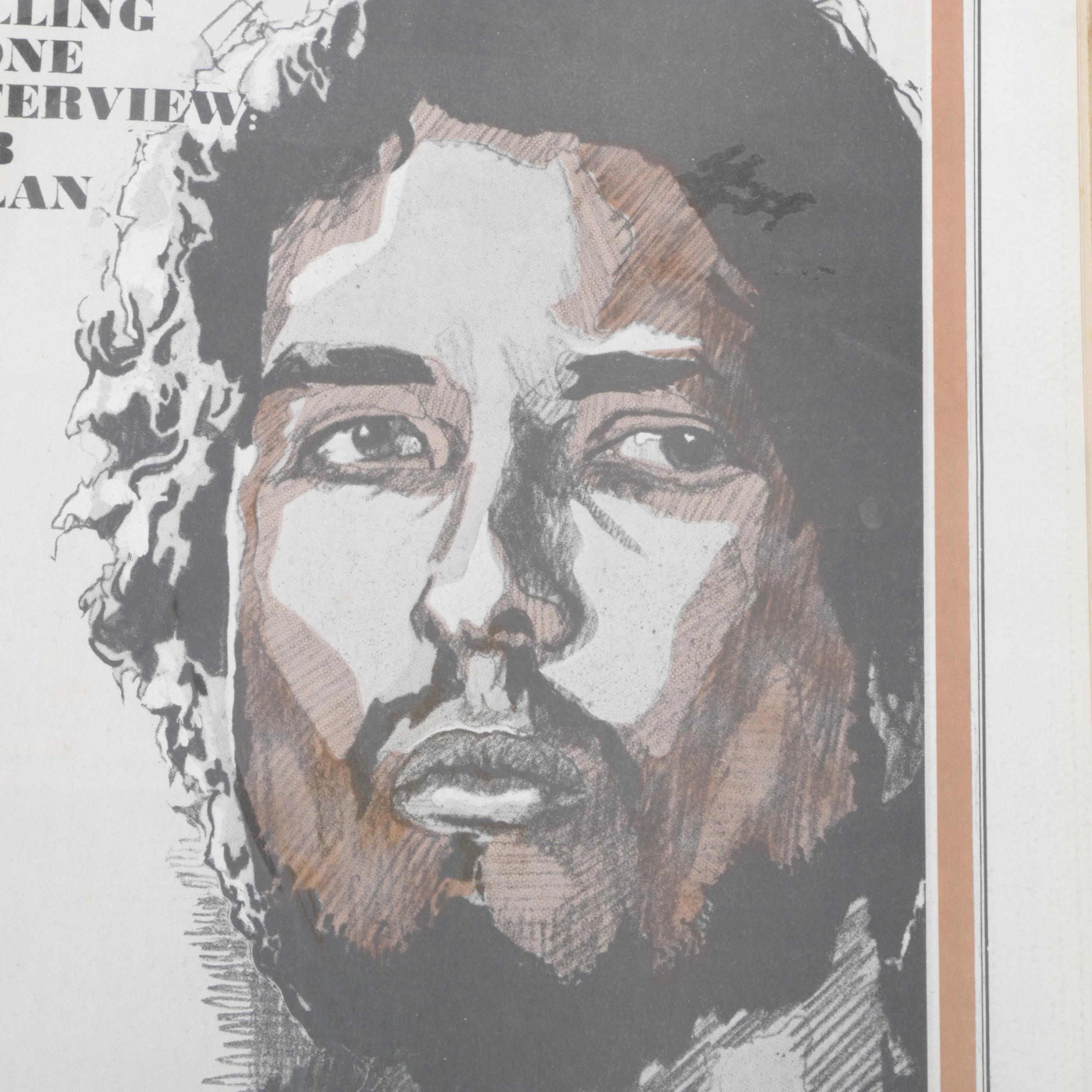 1969 Rolling Stone Magazine Featuring Their First Bob Dylan Interview