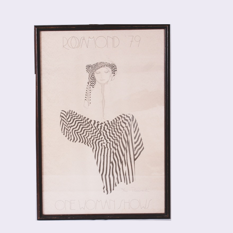 Signed Limited Edition Rosamund Print "One Woman Shows"