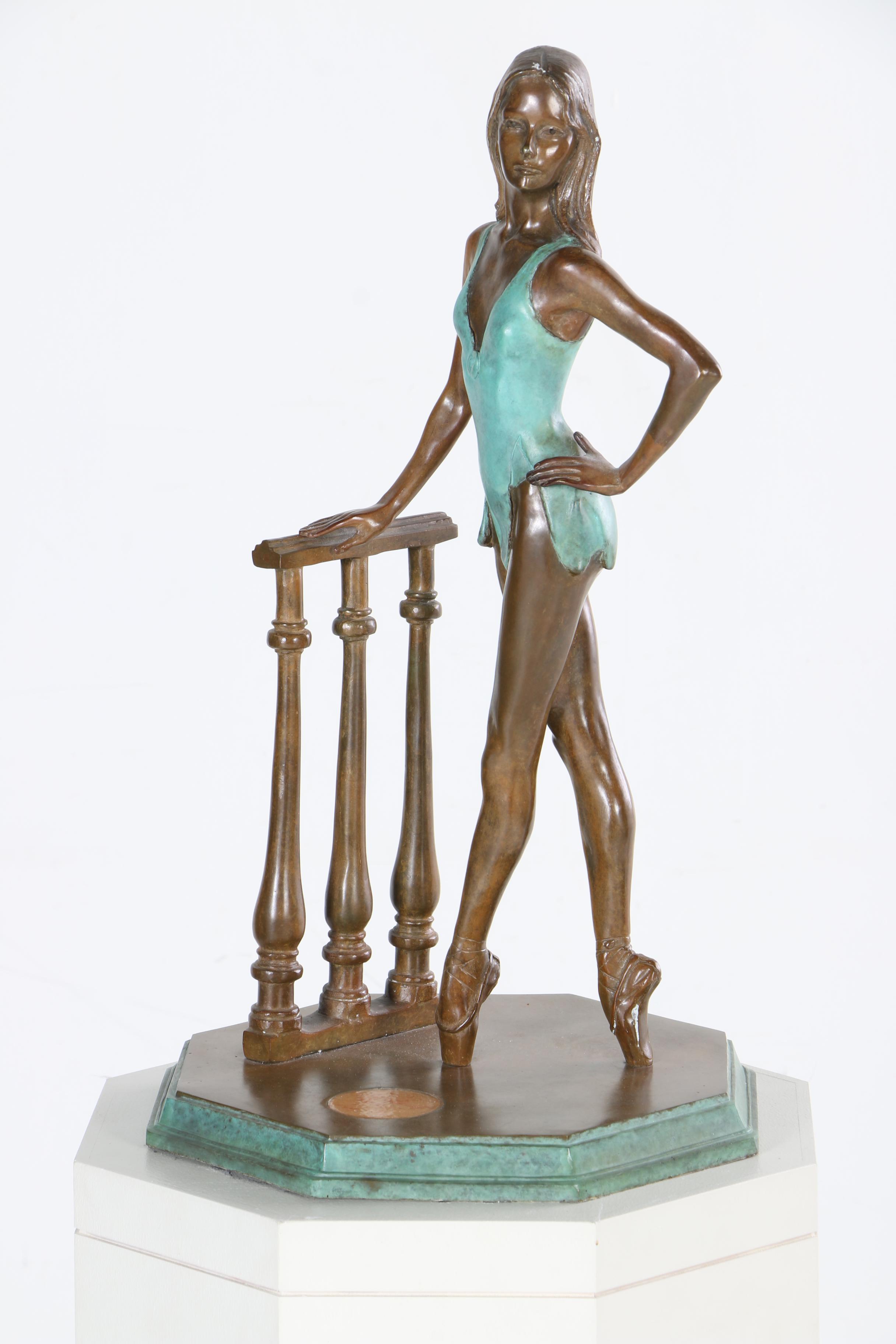 Victor Manuel Villarreal Bronze Sculpture of a Ballerina