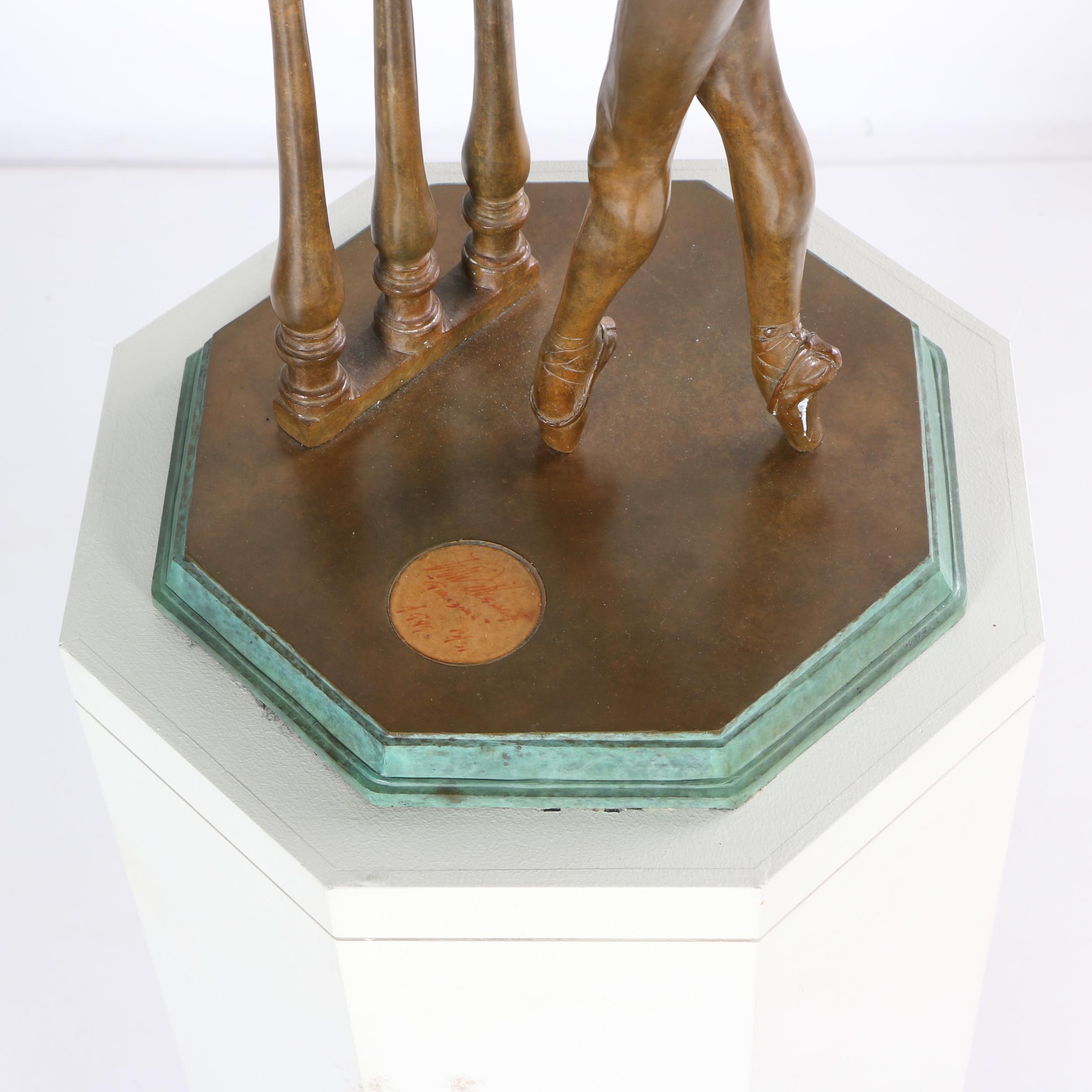 Victor Manuel Villarreal Bronze Sculpture of a Ballerina