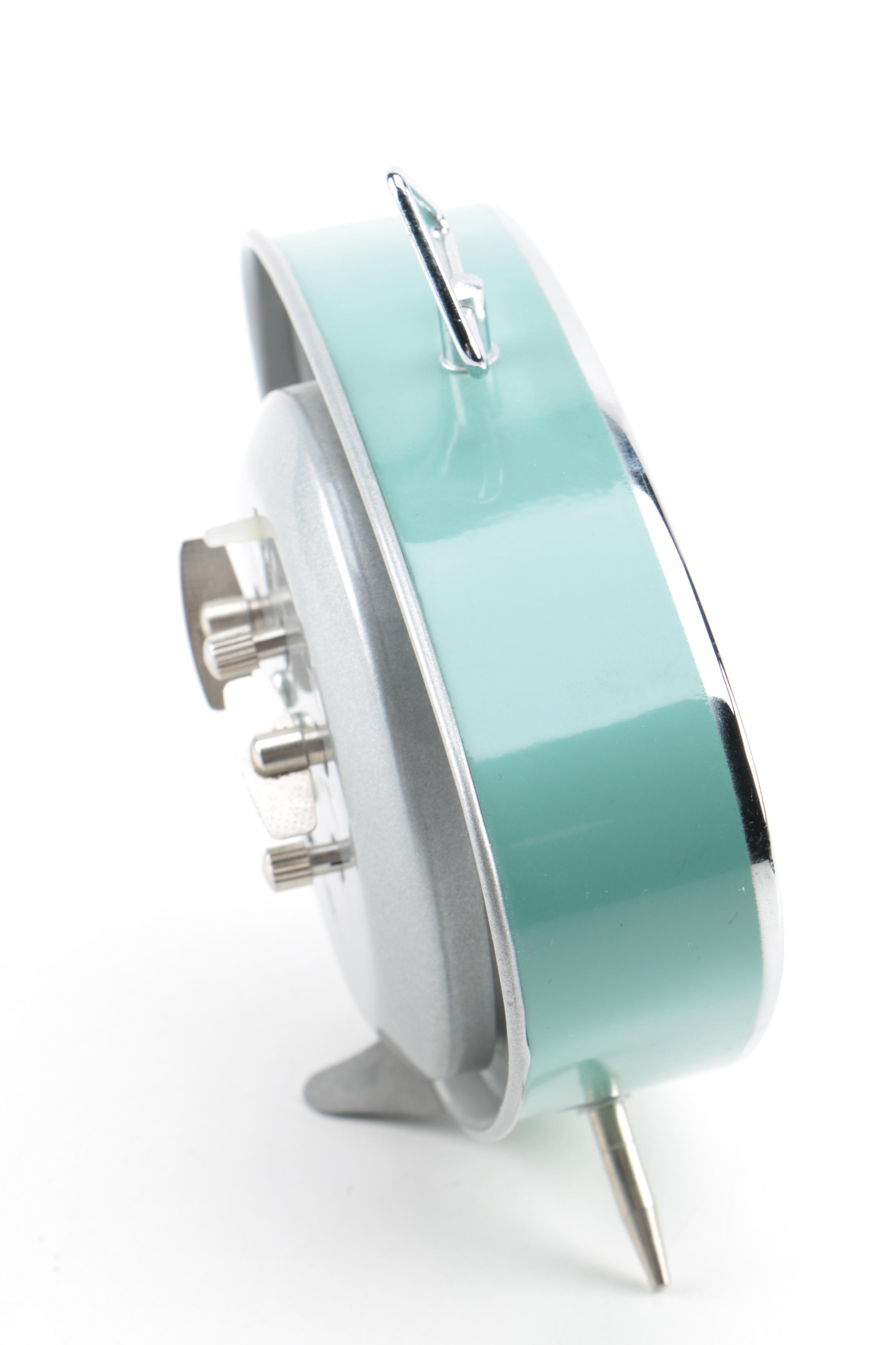 Mid Century Modern Style Sterling & Noble Alarm Clock