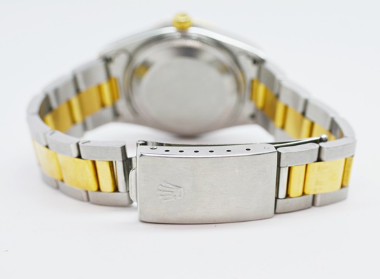 Rolex Oyster Perpetual Date 18K Yellow Gold Watch