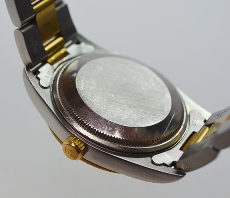 Rolex Oyster Perpetual Date 18K Yellow Gold Watch