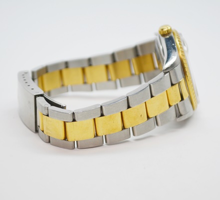 Rolex Oyster Perpetual Date 18K Yellow Gold Watch