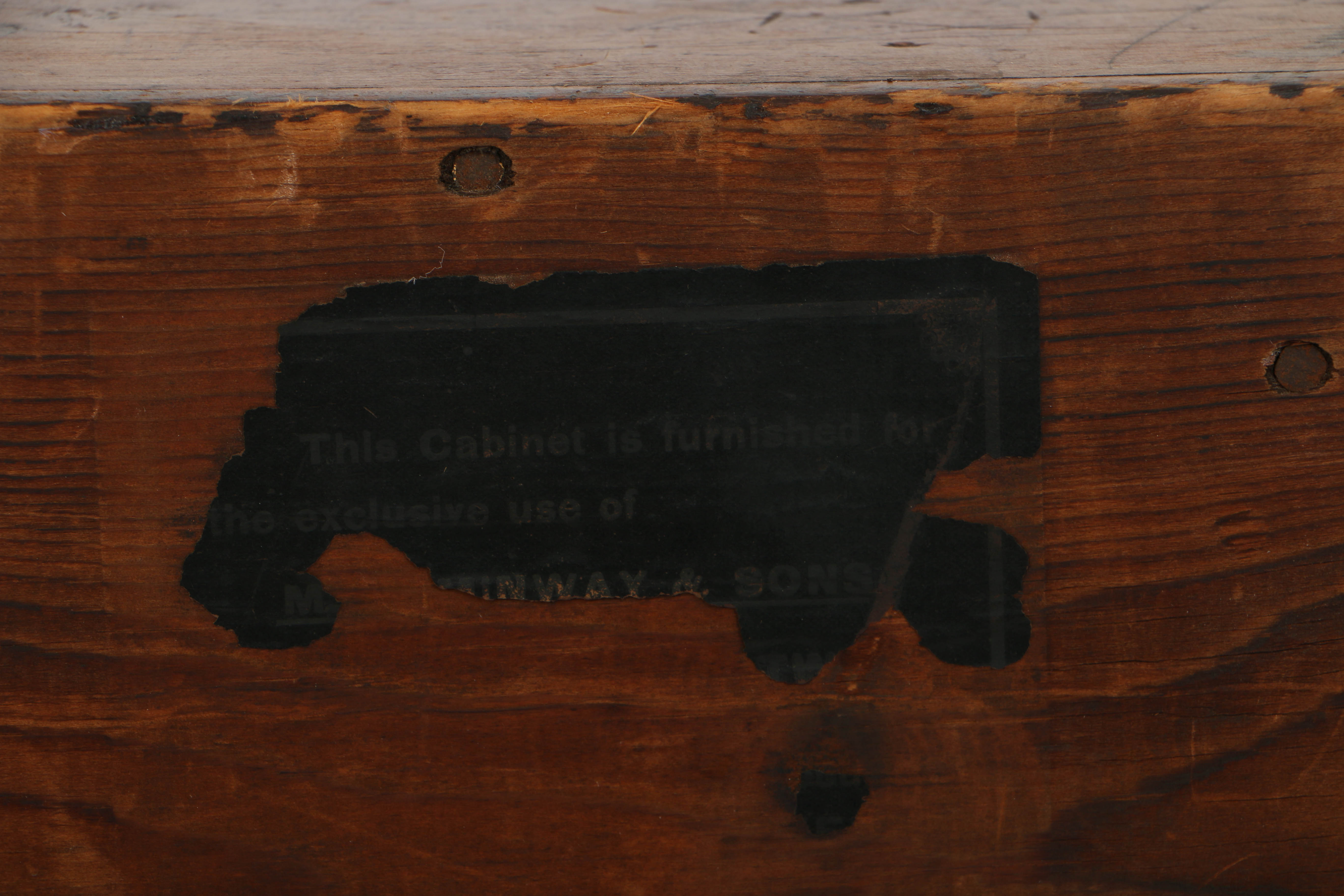 Antique M. Heminway & Sons Spool Cabinet, Circa Late 19th to Early 20th Century