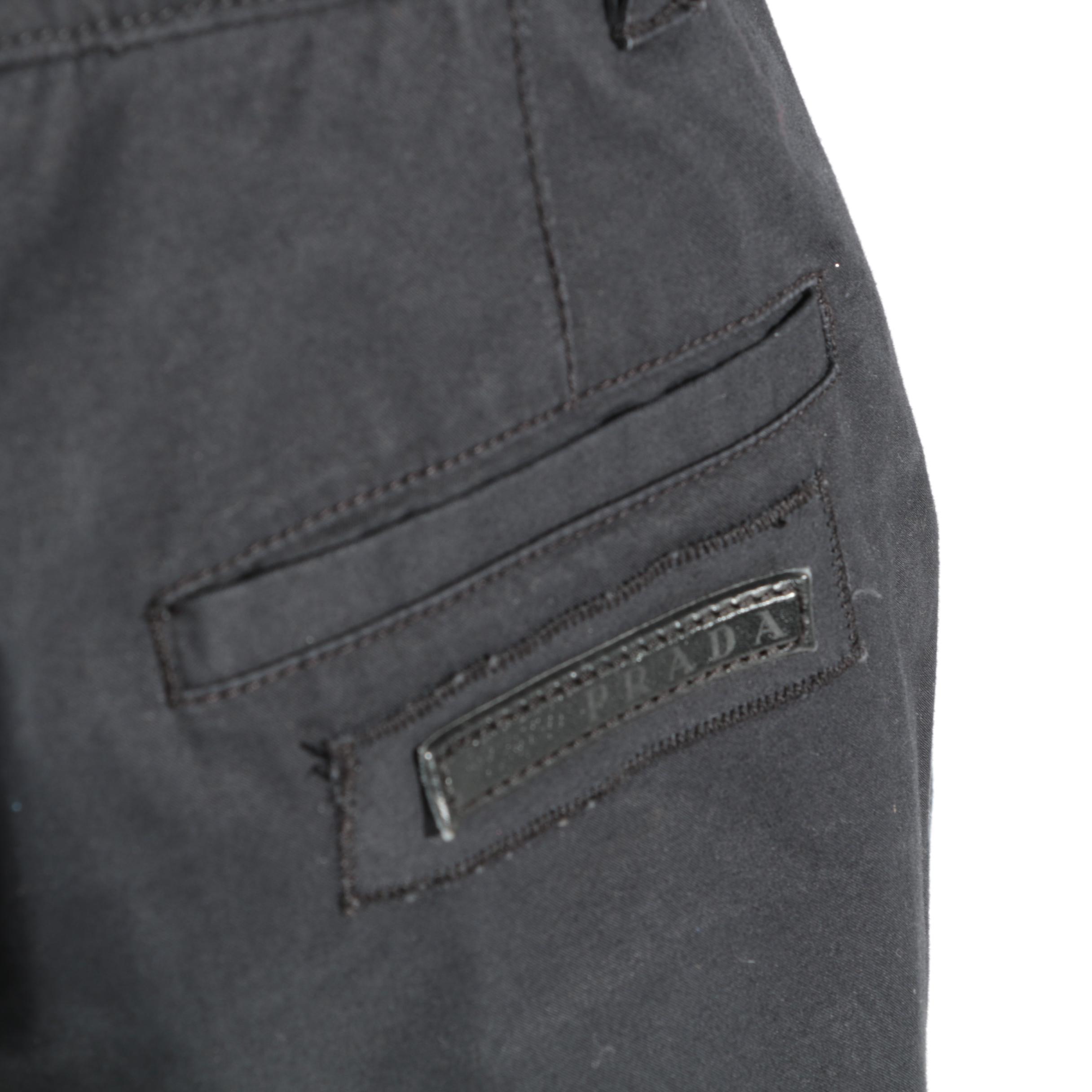 Women's Prada Dark Navy Cargo Pants