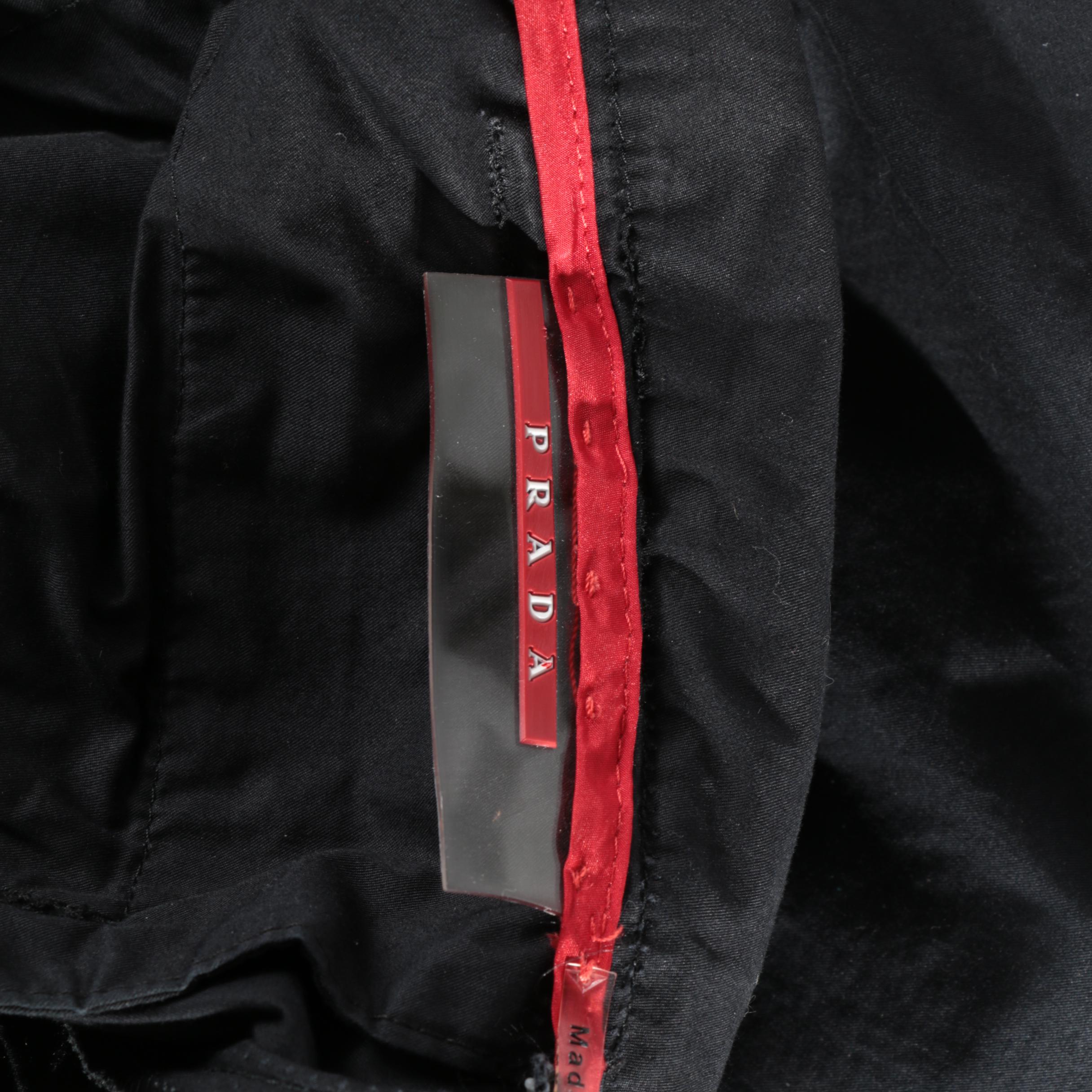 Women's Prada Dark Navy Cargo Pants