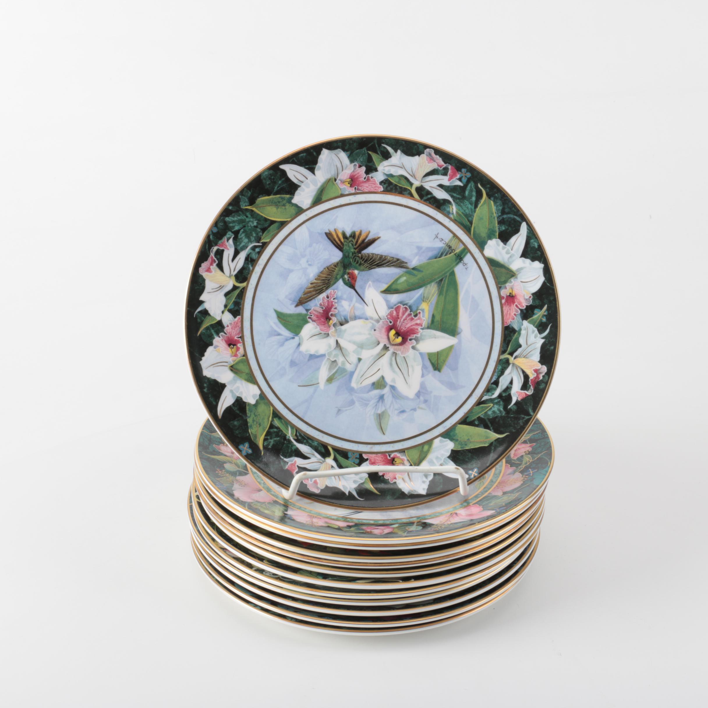 Royal Doulton Franklin Mint Heirloom Bird Collector Plates