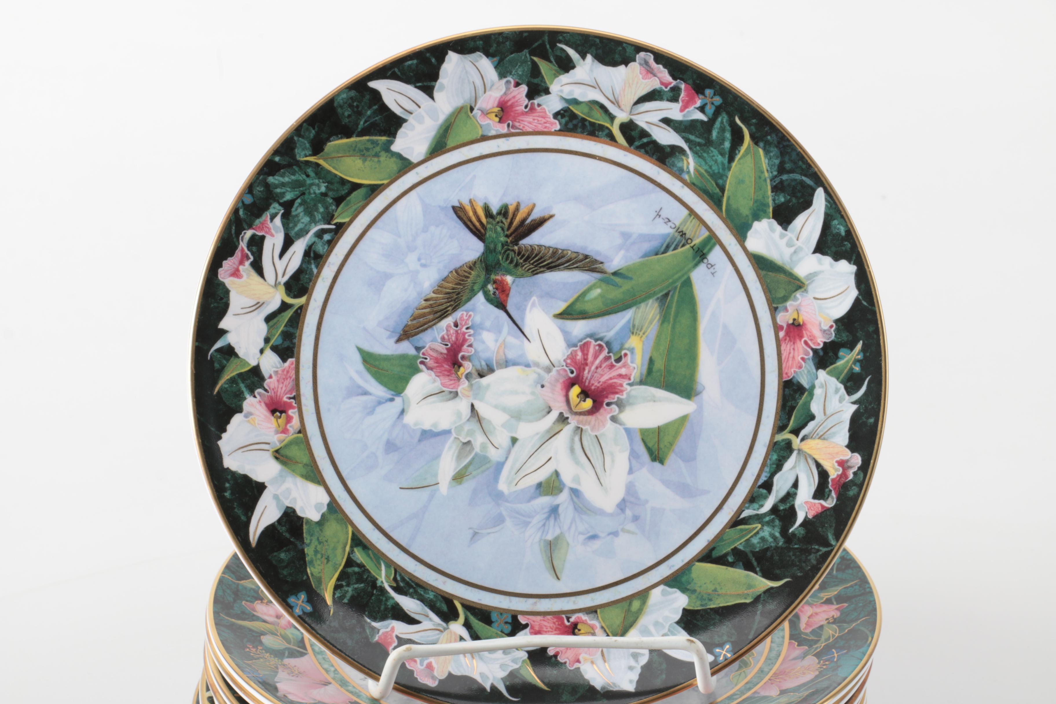 Royal Doulton Franklin Mint Heirloom Bird Collector Plates