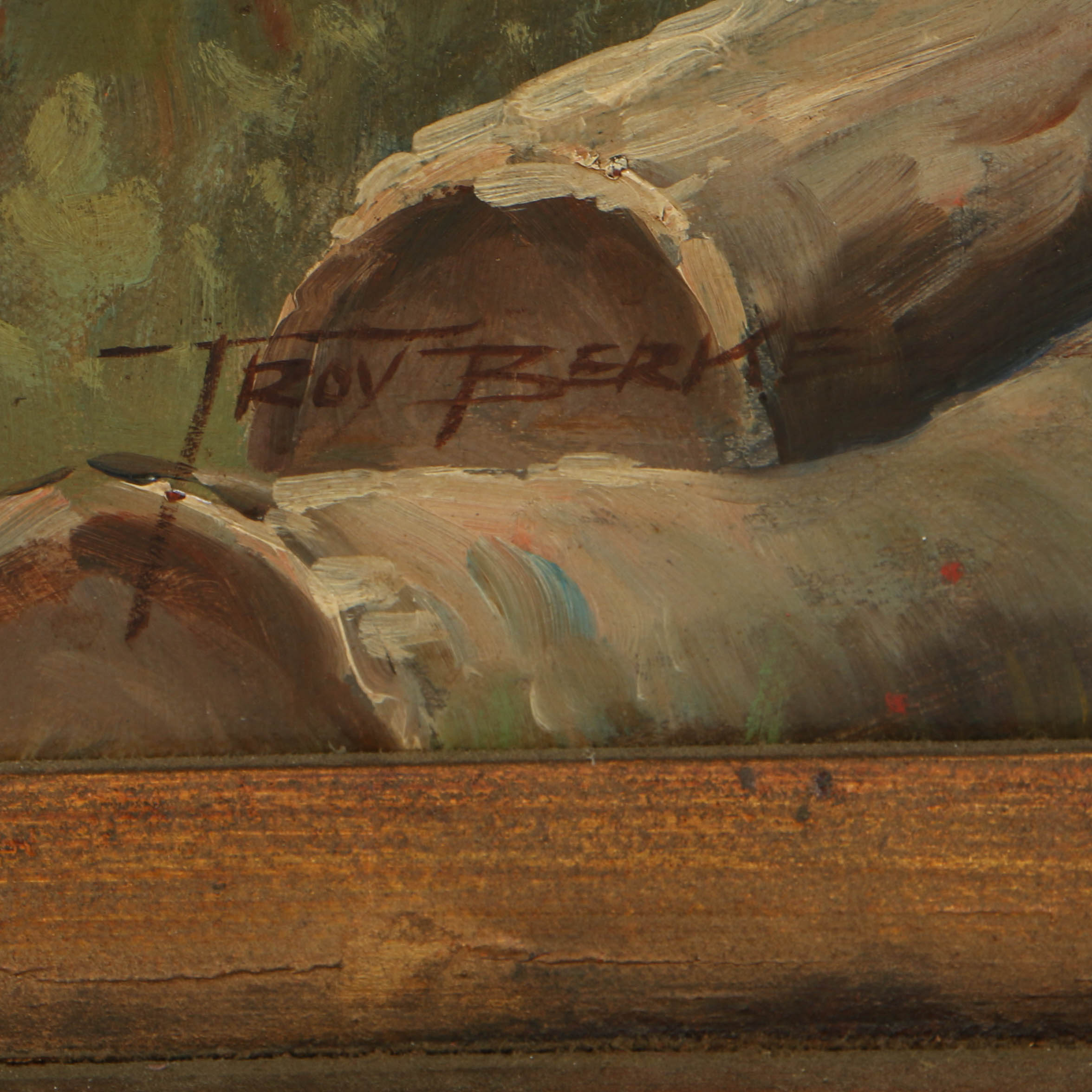 Troy Berke Oil Painting on Canvas of English Hunting Scene