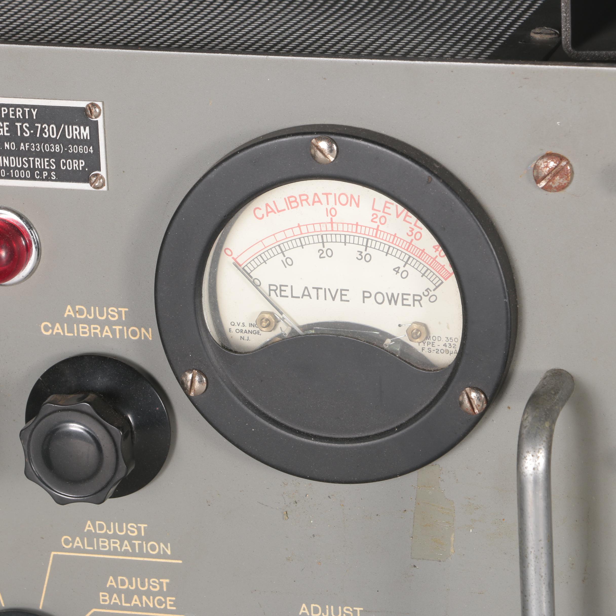 Vintage Military Summation Bridge TS 730 Communications Meter