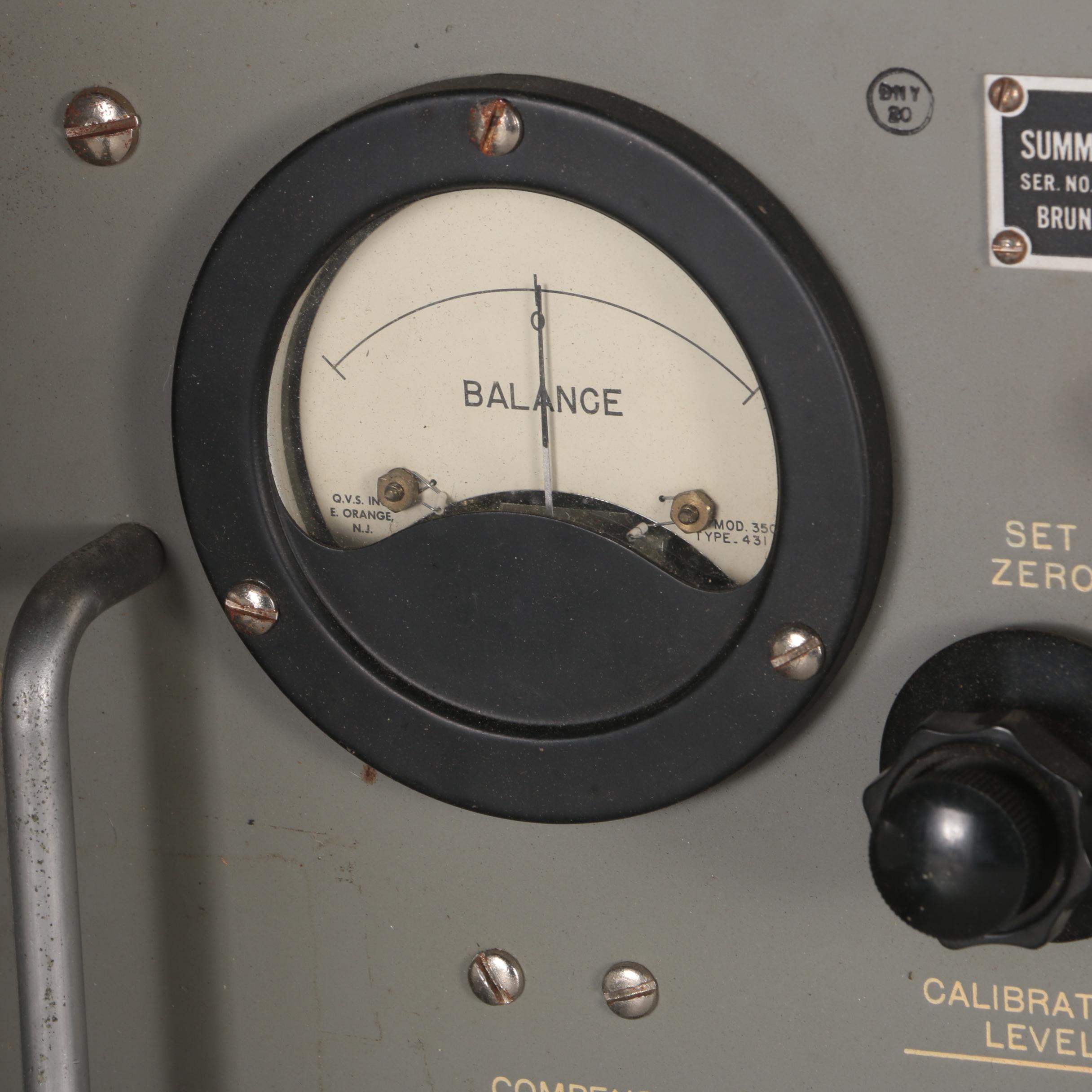 Vintage Military Summation Bridge TS 730 Communications Meter