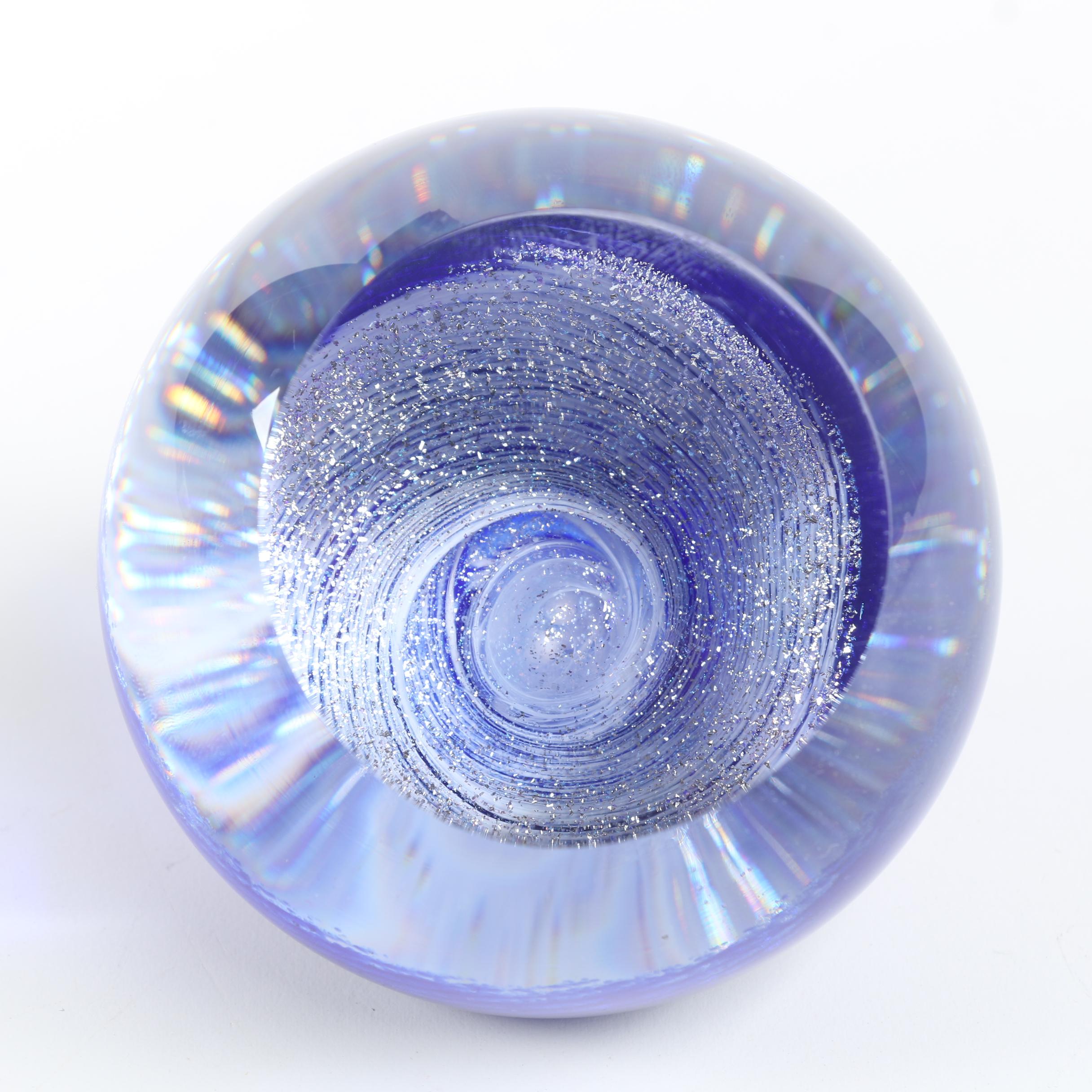 Glass Eye Studios "Andromeda Galaxy" Paperweight
