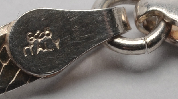 Sterling Silver Bangle and Two Herringbone Chains