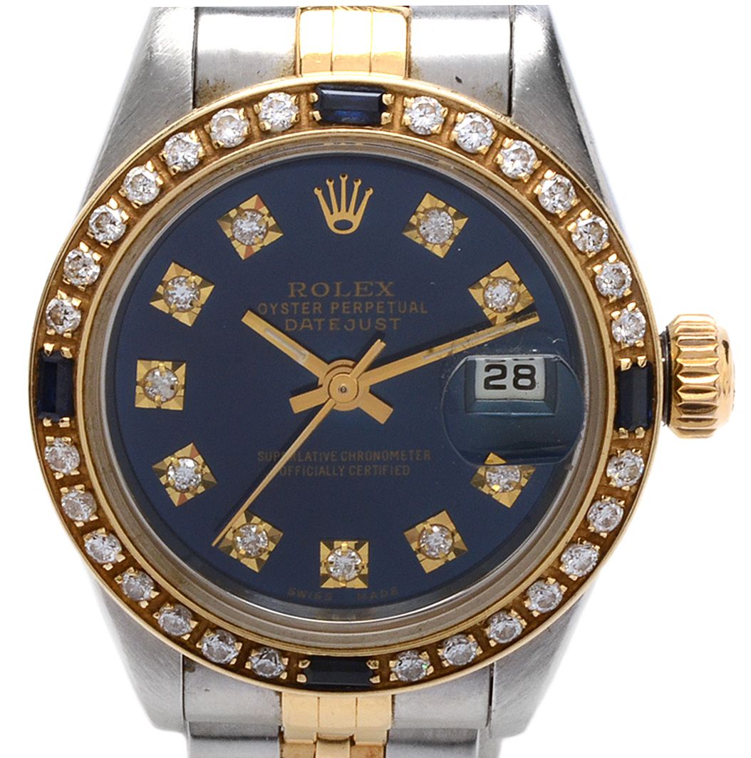 Rolex Datejust 18K Gold and Diamond Automatic Watch