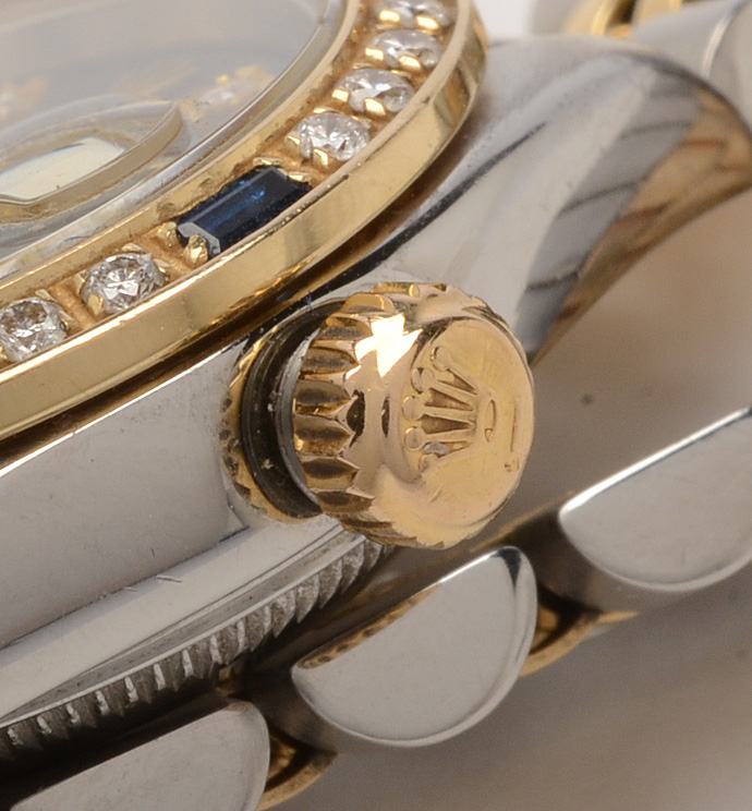 Rolex Datejust 18K Gold and Diamond Automatic Watch