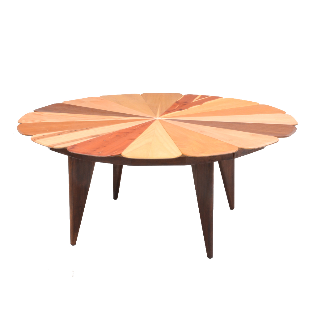 Contemporary Modern Circular Dining Table