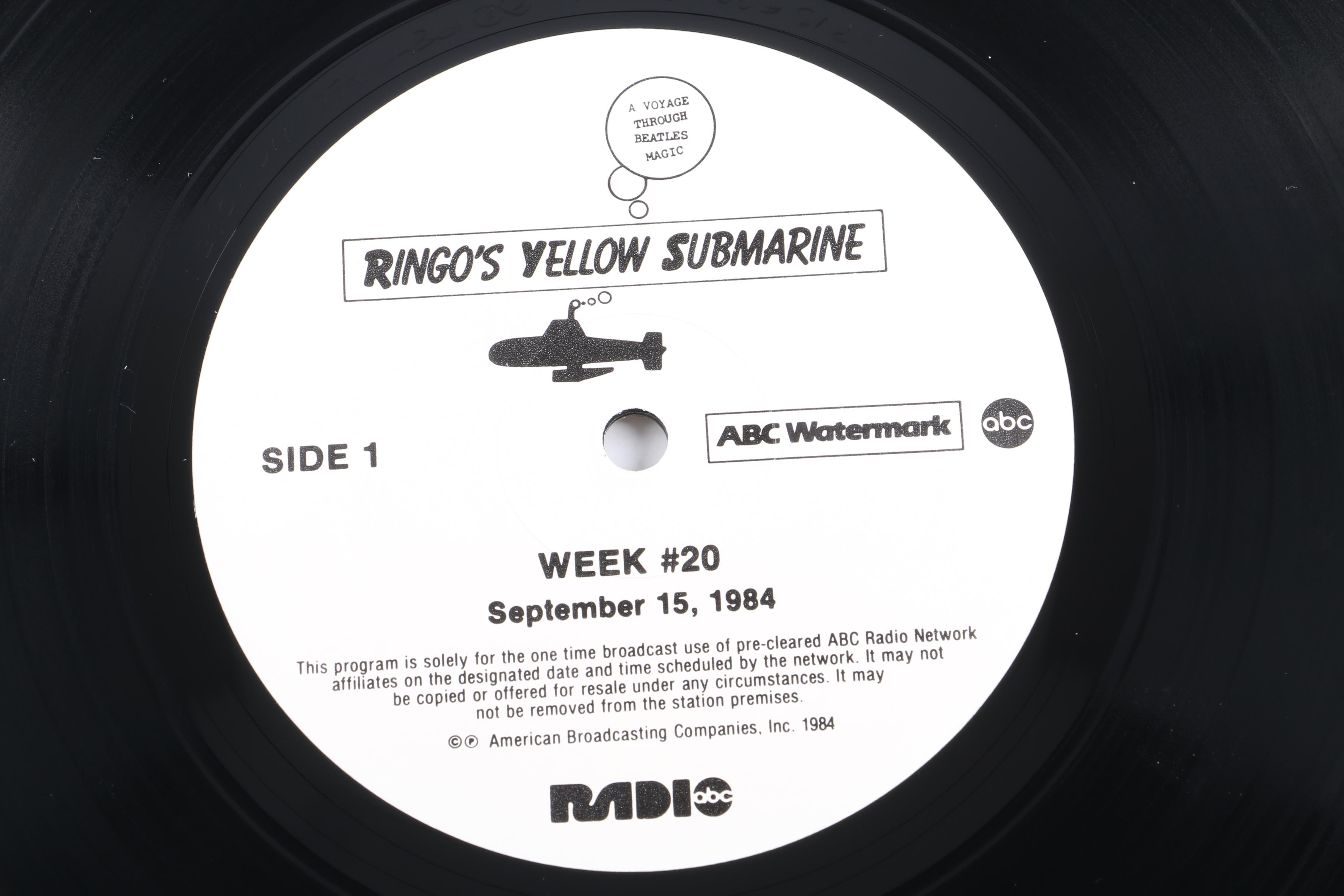 The Beatles "Ringo's Yellow Submarine" Broadcast LP Box Set