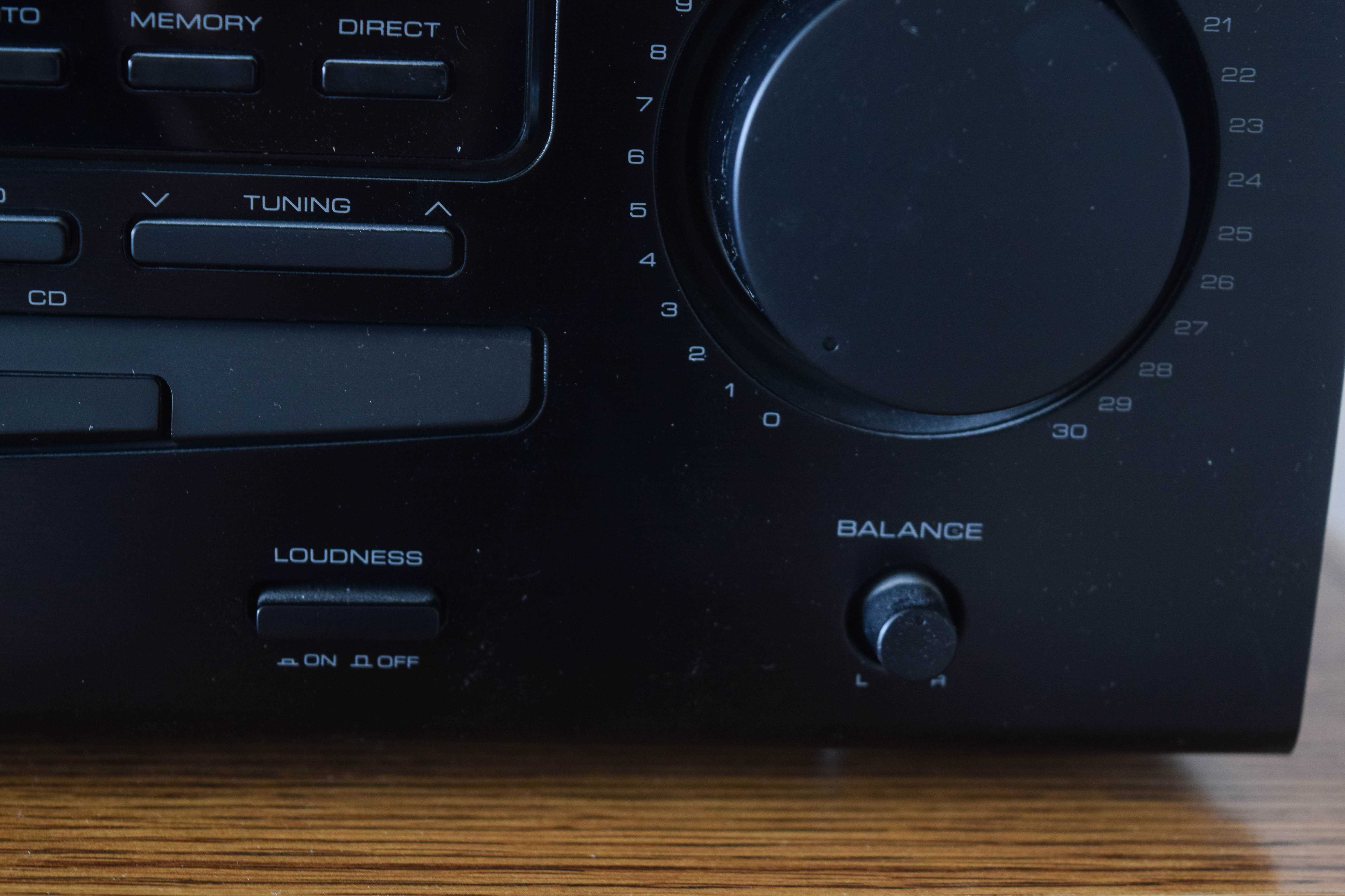 Kenwood Audio Receiver and KEF Speakers