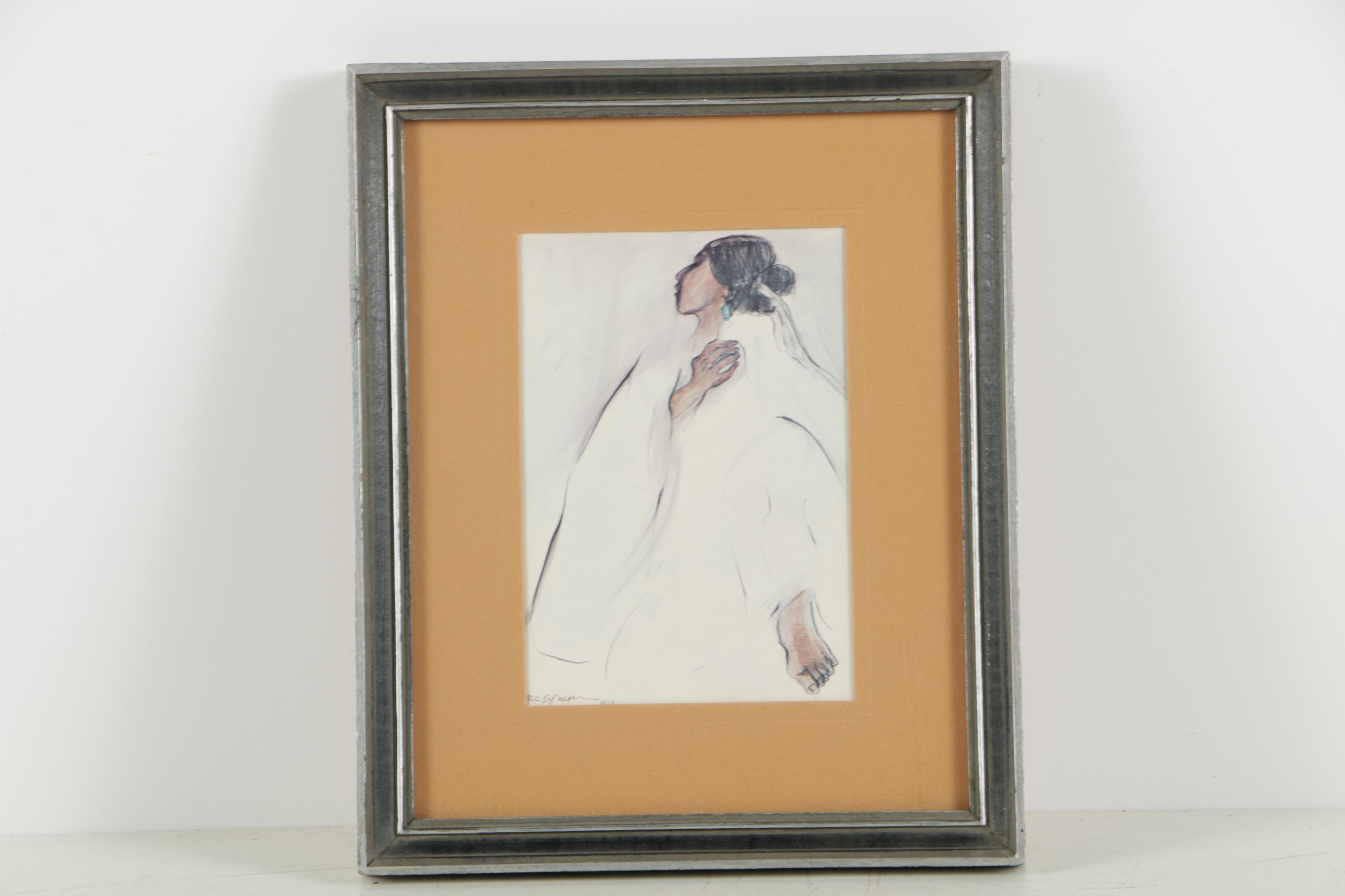 Offset Lithographs After R.C. Gorman and V. L. Drysdale of Native Americans