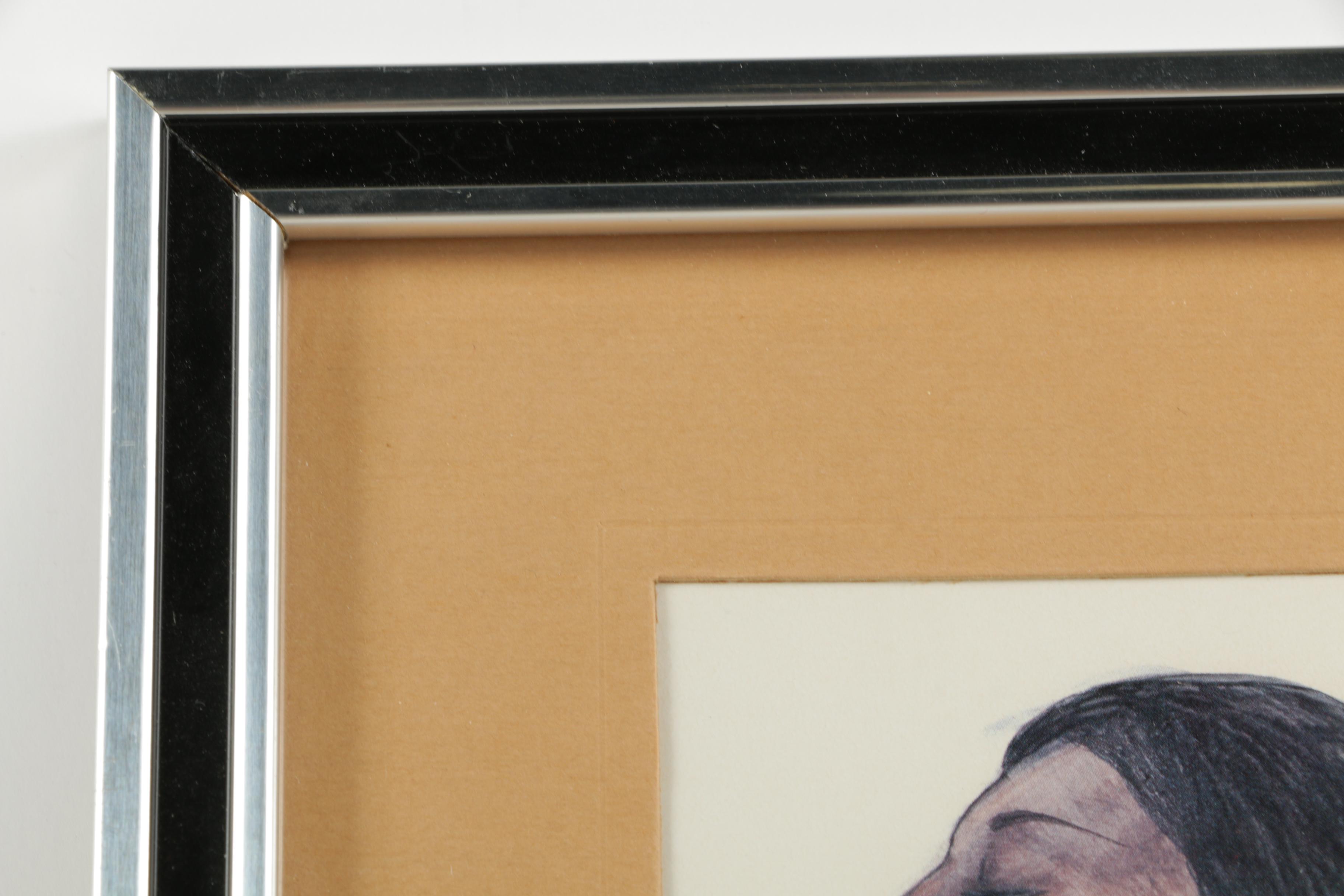 Offset Lithographs After R.C. Gorman and V. L. Drysdale of Native Americans