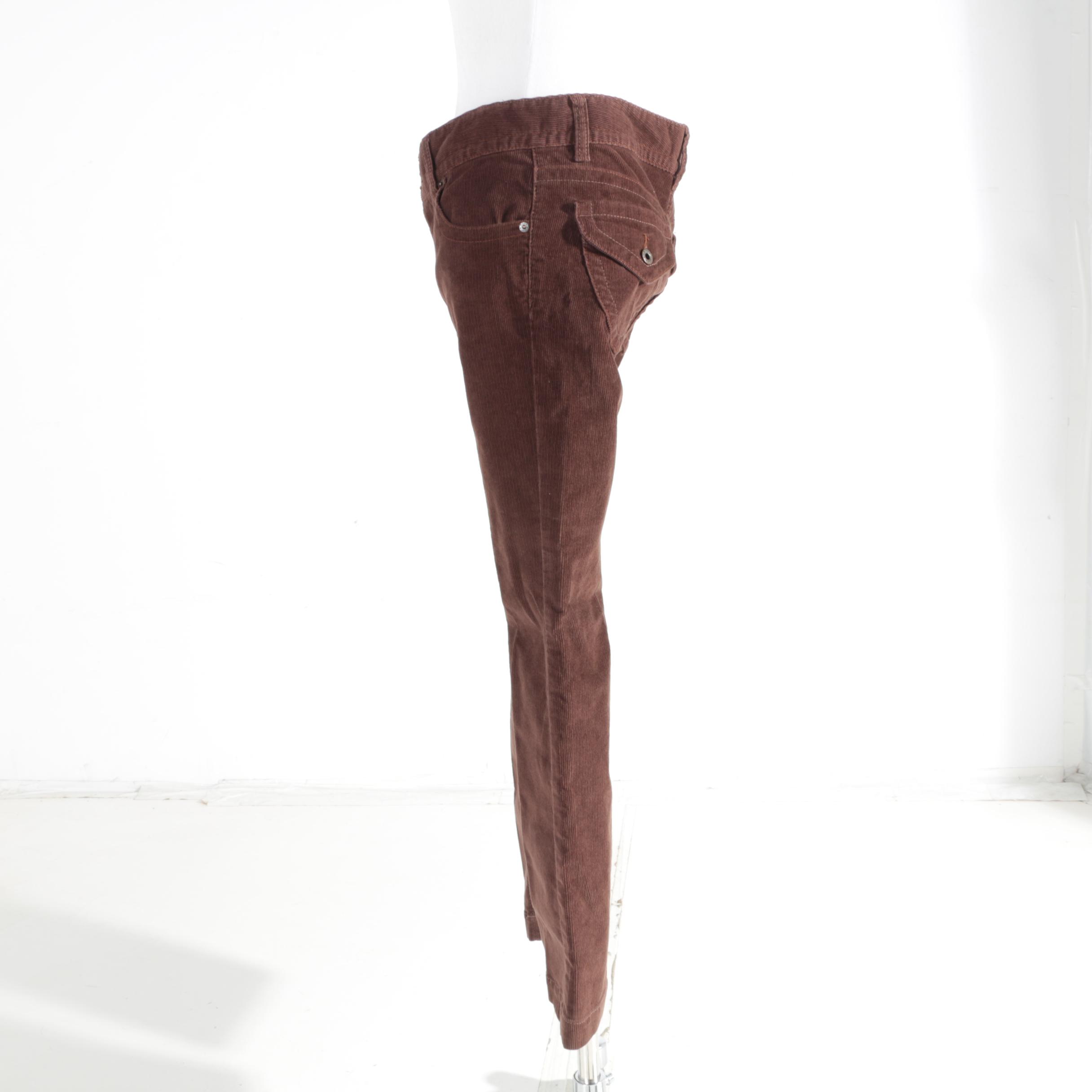 Women's Polo Jeans Company Brown Corduroy Pants