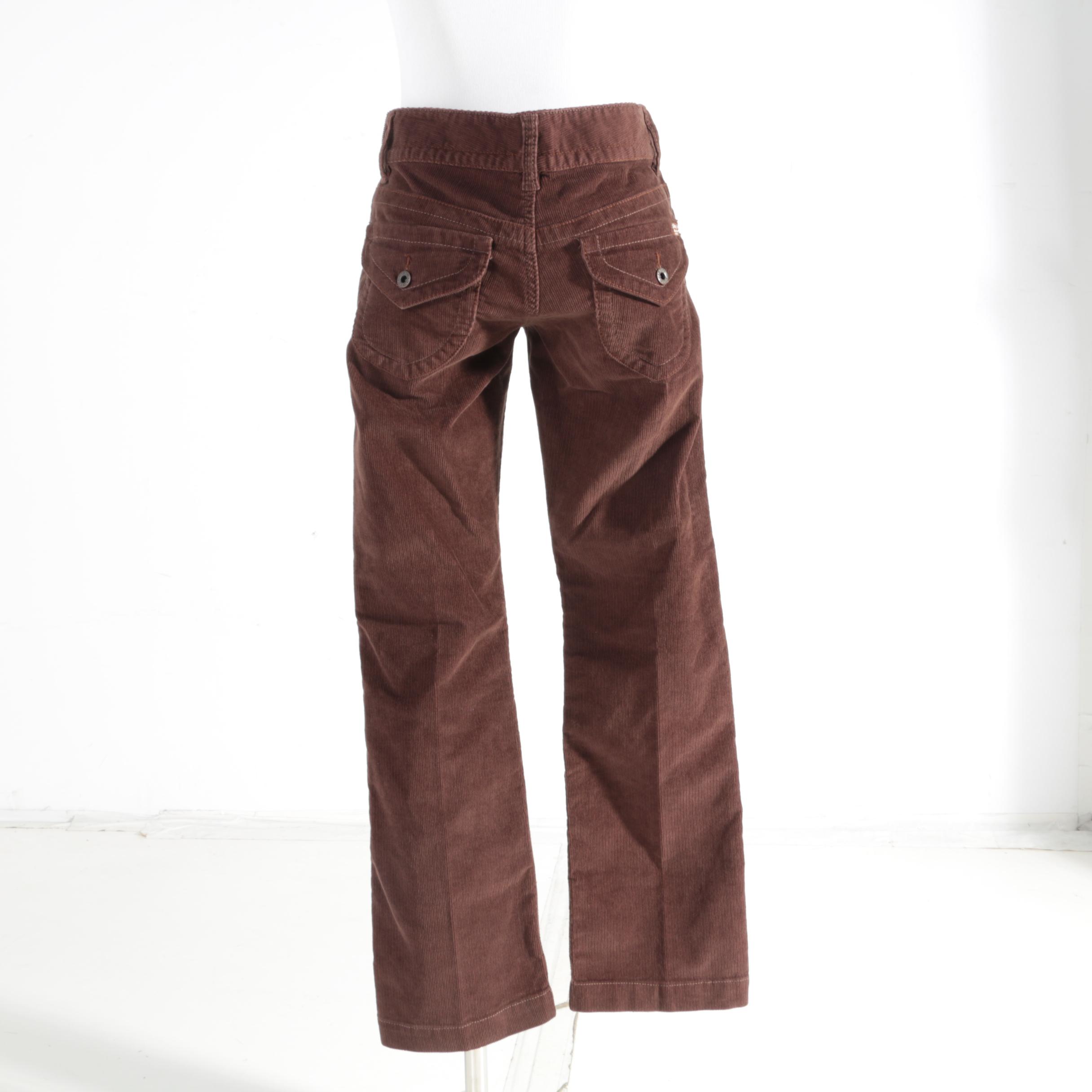 Women's Polo Jeans Company Brown Corduroy Pants