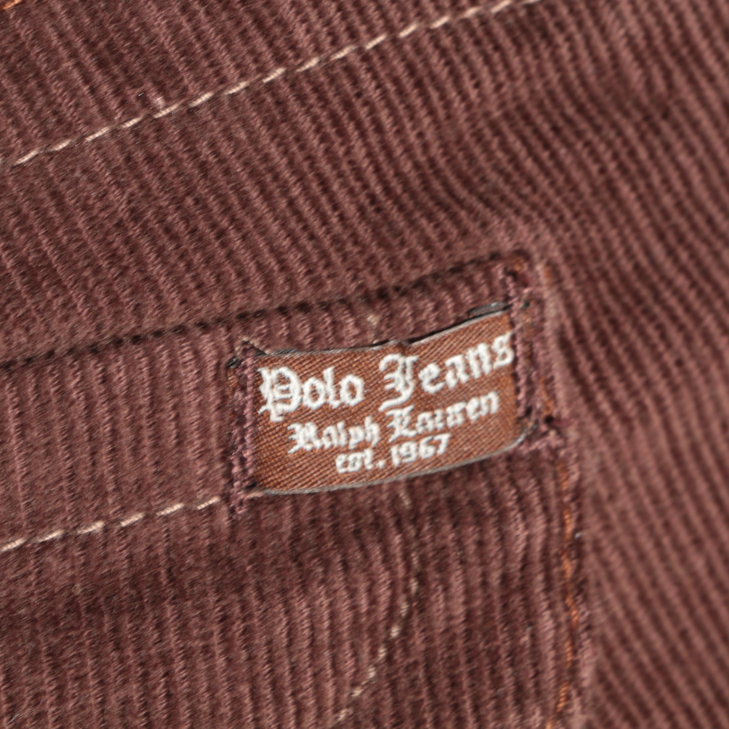 Women's Polo Jeans Company Brown Corduroy Pants