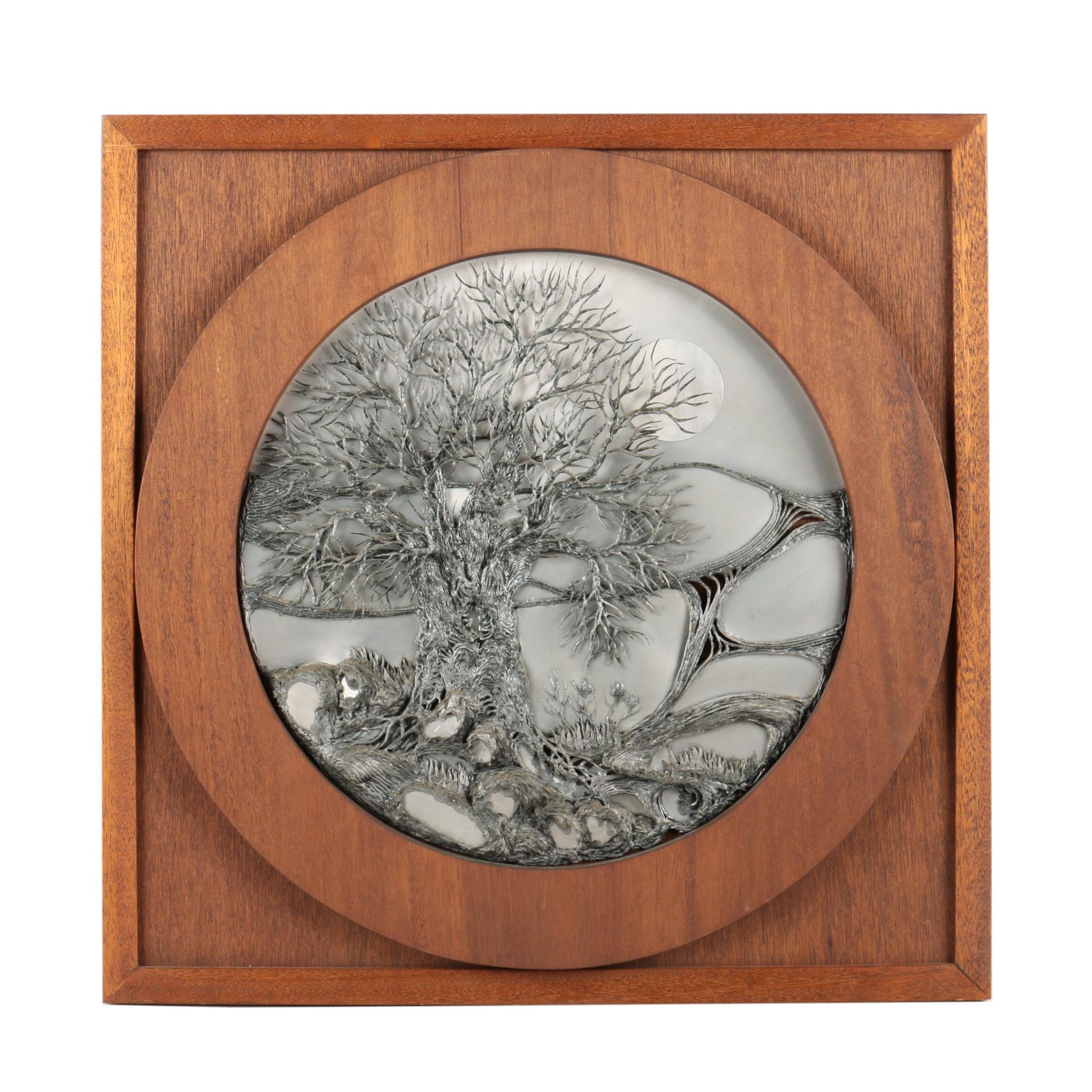 Jerry Kidd Welded Aluminum Sculptural Plaque