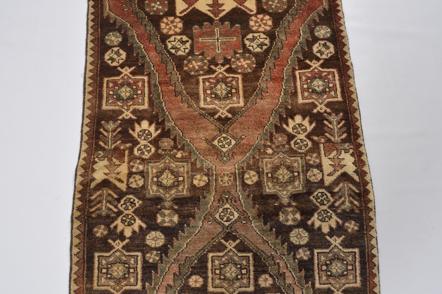 Hand-Knotted Tribal Shahsavan Carpet Runner