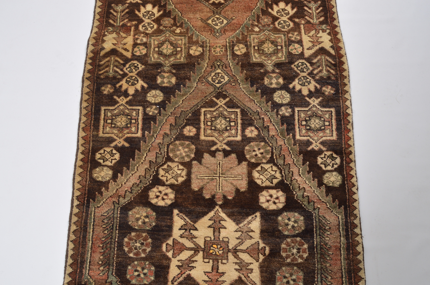 Hand-Knotted Tribal Shahsavan Carpet Runner