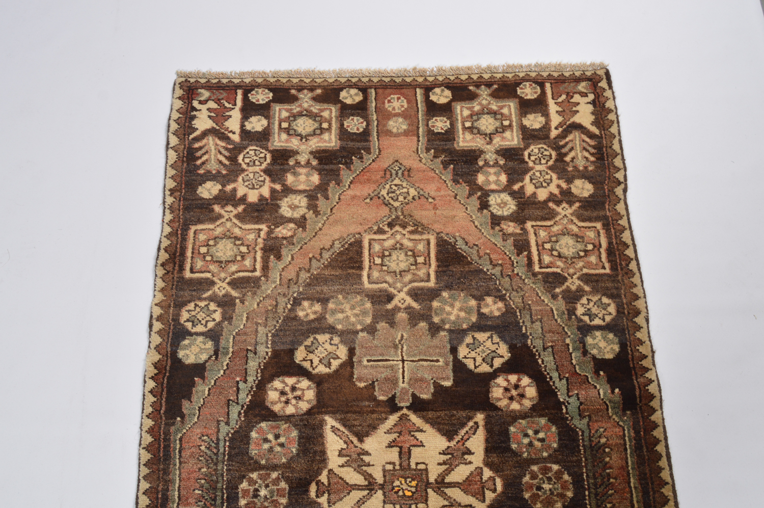 Hand-Knotted Tribal Shahsavan Carpet Runner