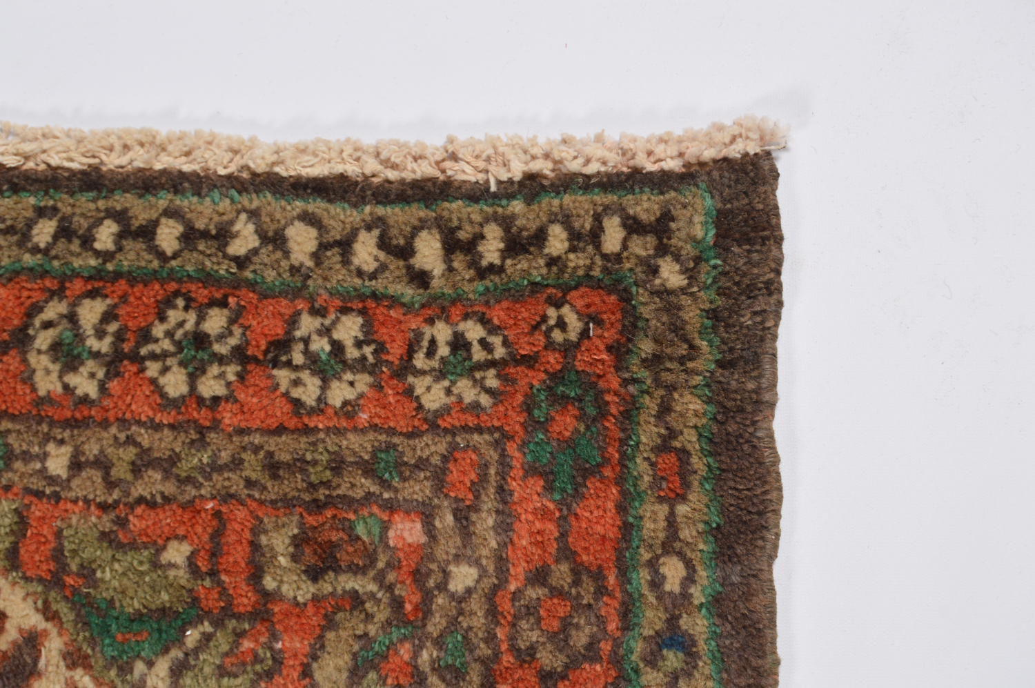 Hand-Knotted Persian Malayer Wool Carpet Runner