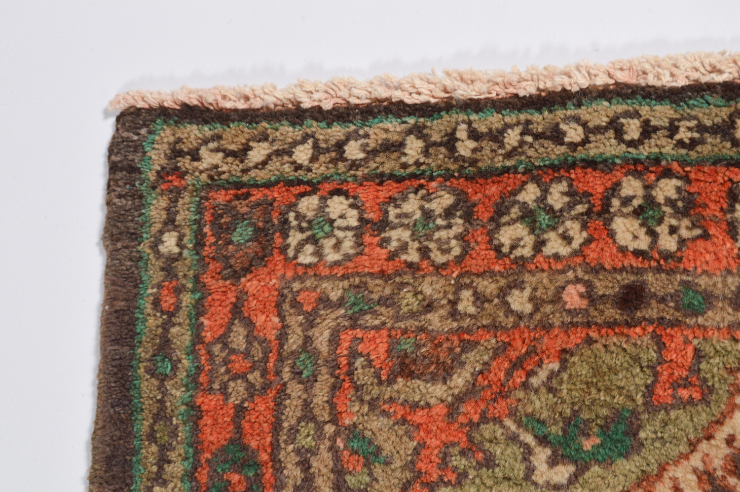 Hand-Knotted Persian Malayer Wool Carpet Runner