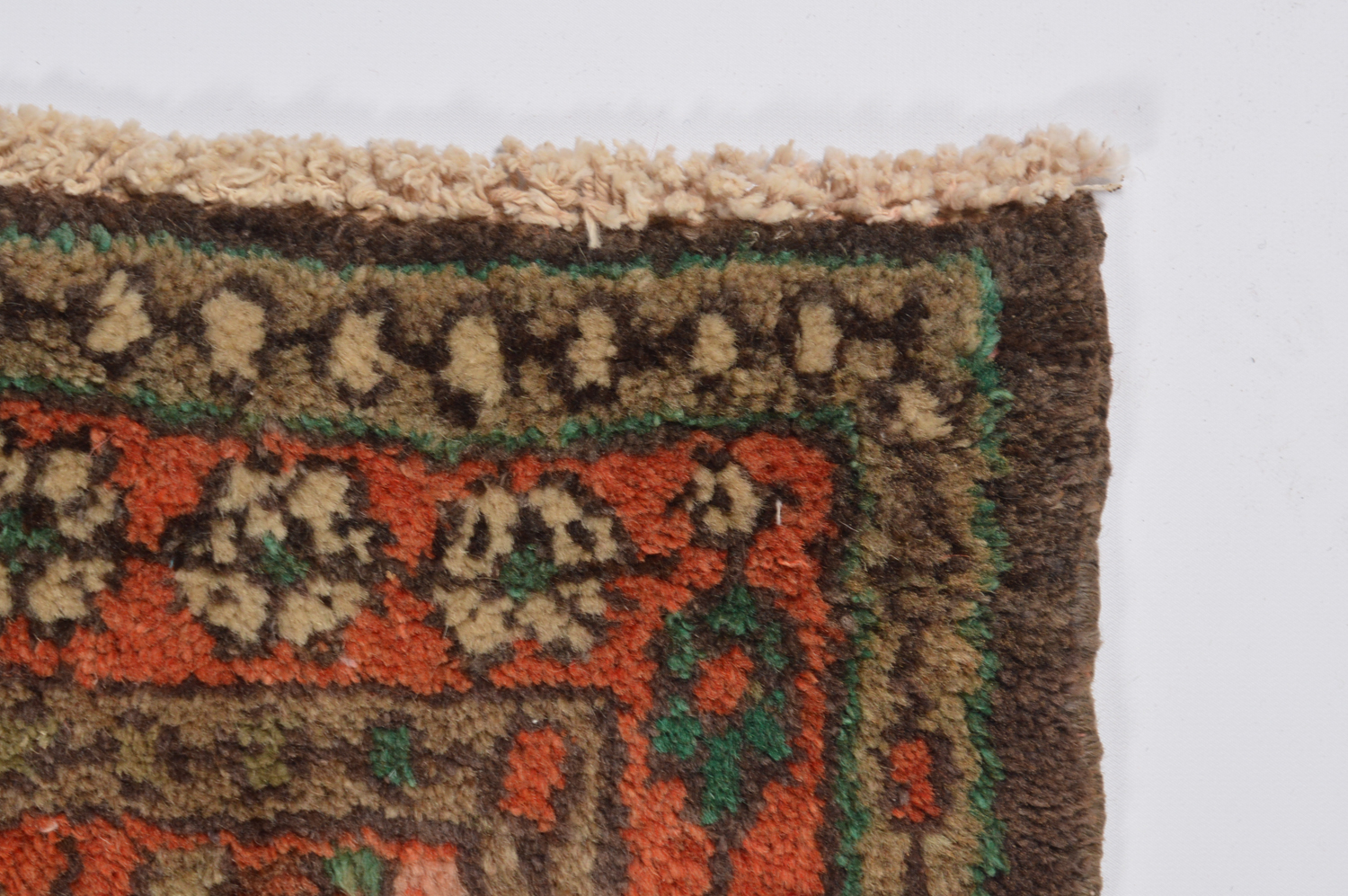 Hand-Knotted Persian Malayer Wool Carpet Runner