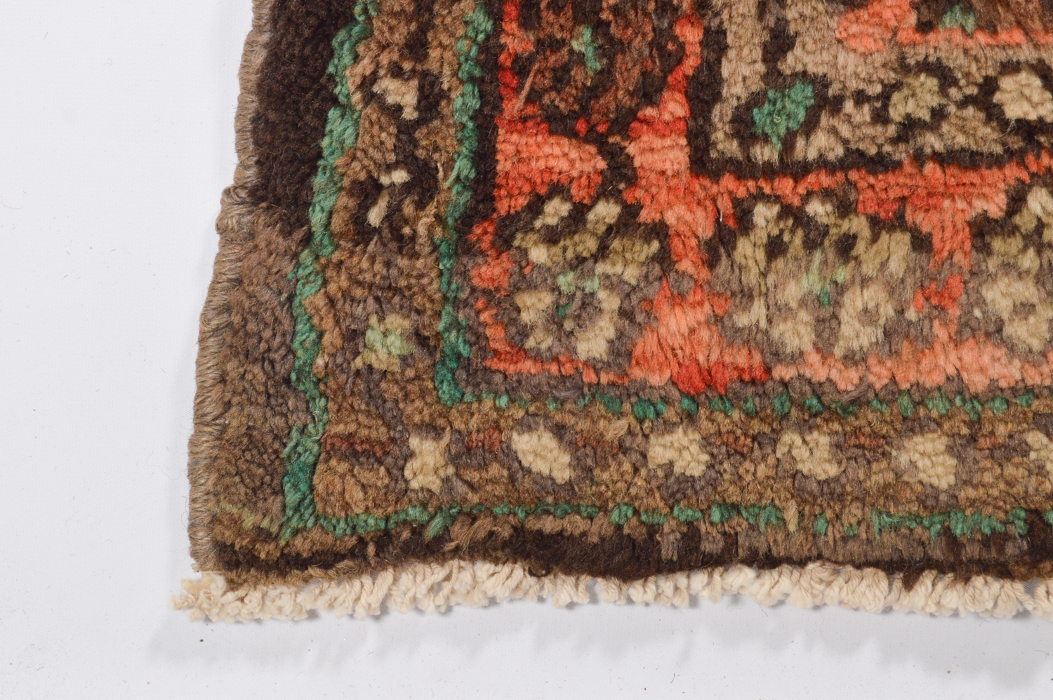 Hand-Knotted Persian Malayer Wool Carpet Runner