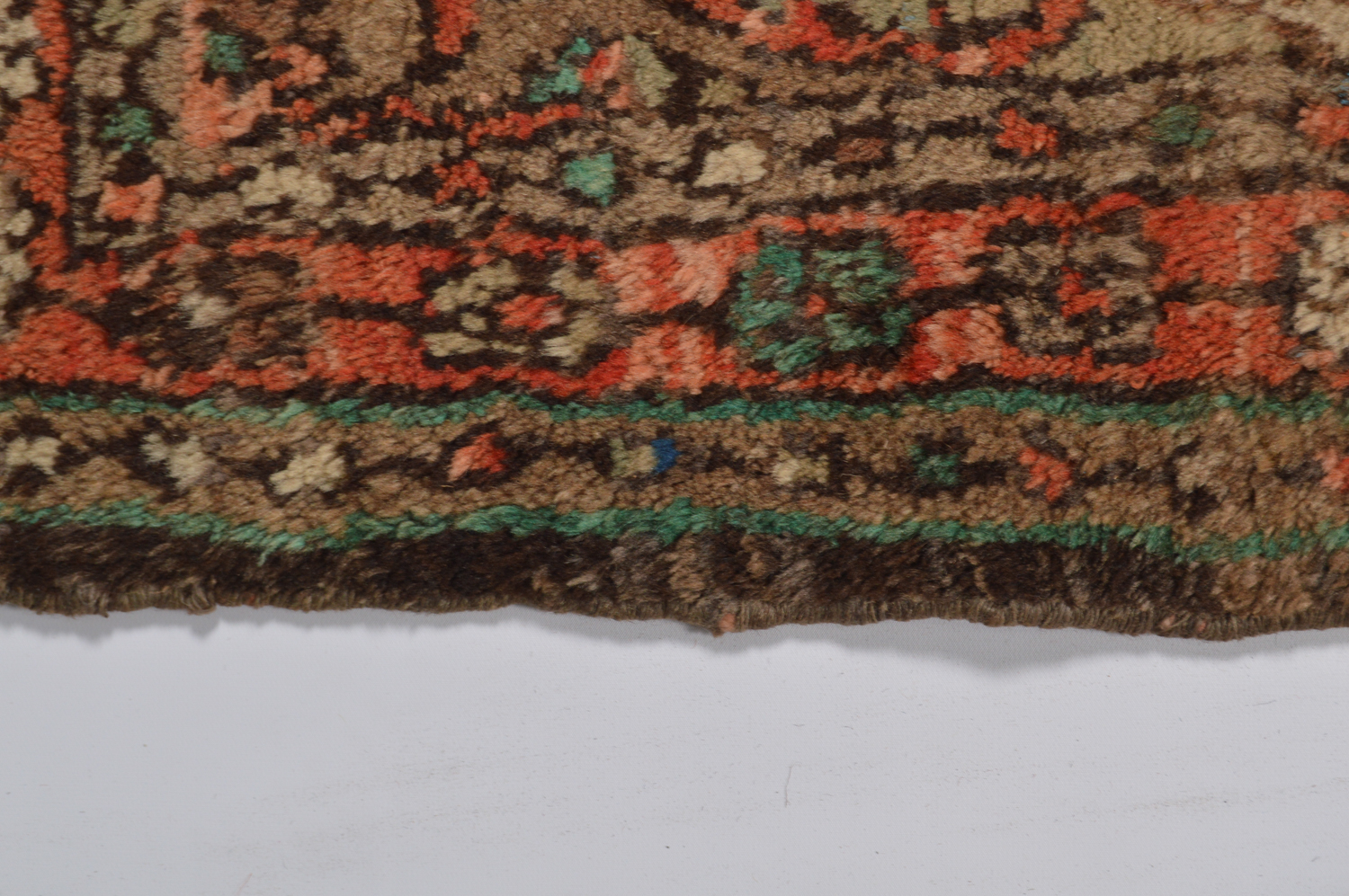 Hand-Knotted Persian Malayer Wool Carpet Runner