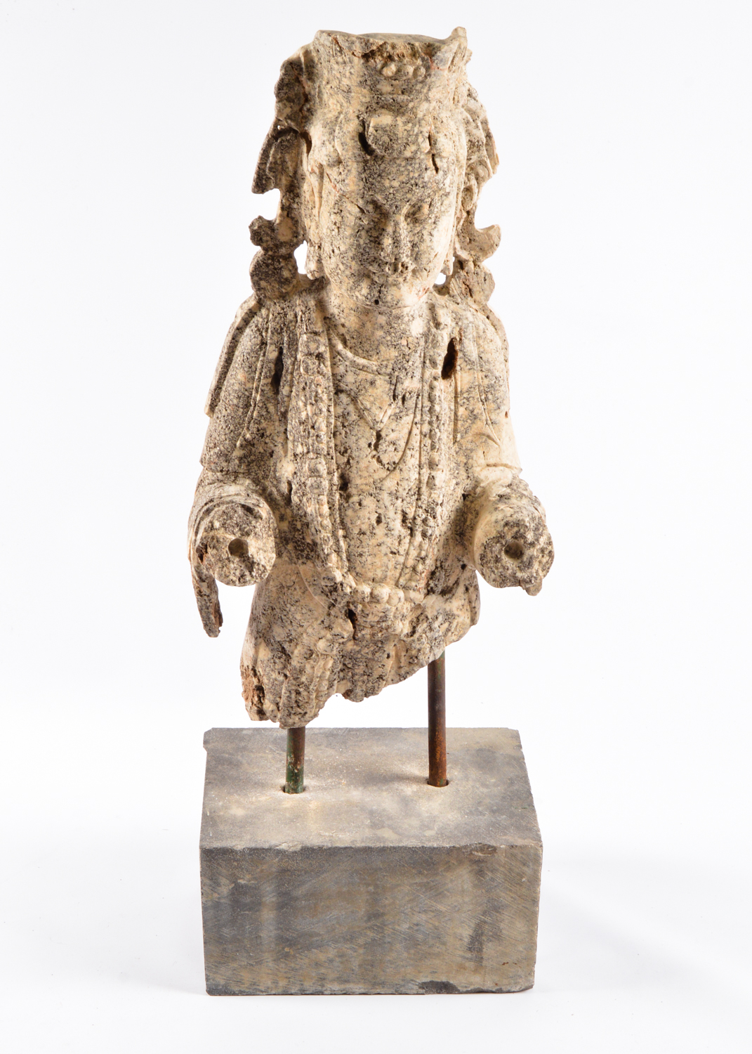 Reproduction Figure After Stone Chinese Bodhisattva Figure
